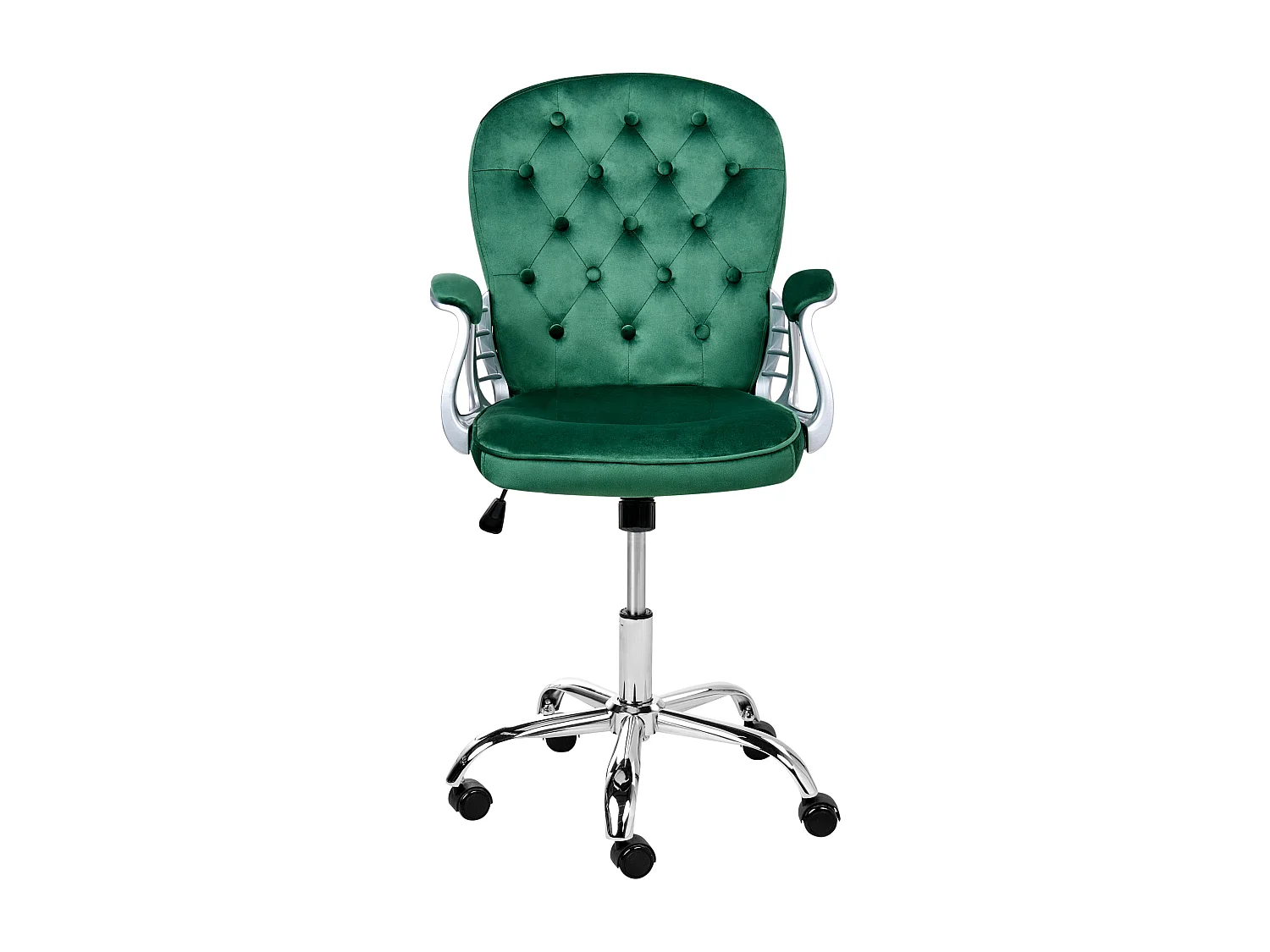 Chaise de bureau PRINCESS Velours Vert