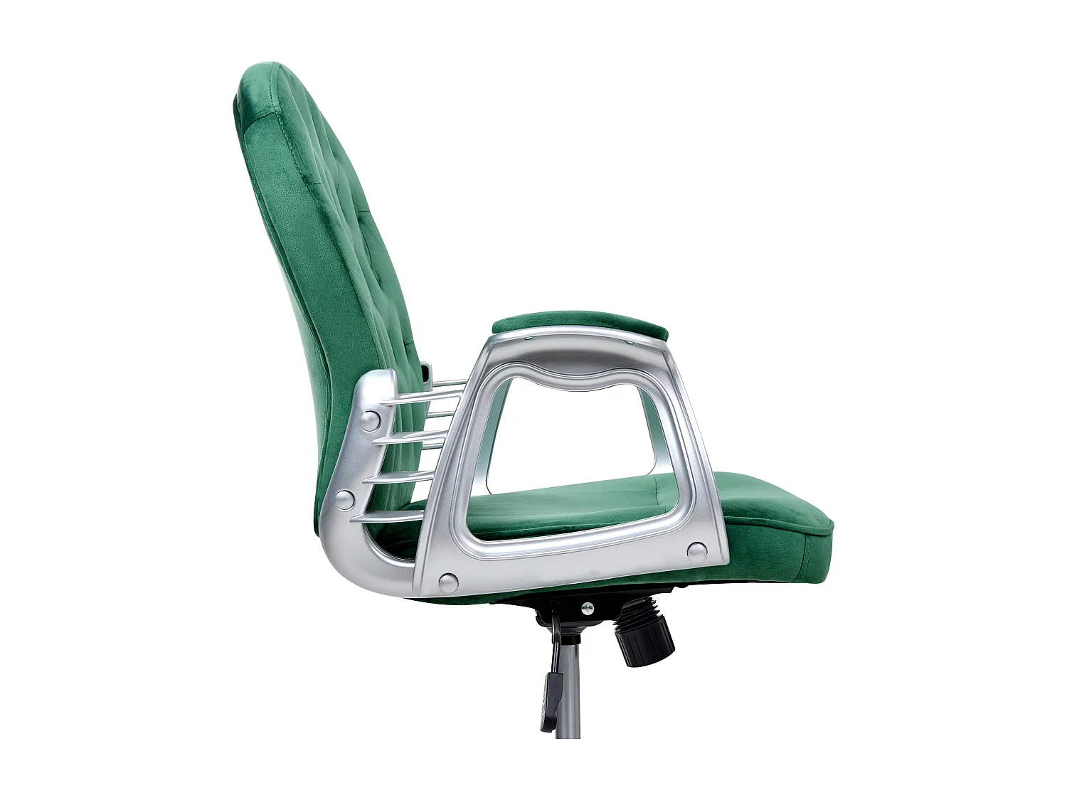 Chaise de bureau PRINCESS Velours Vert