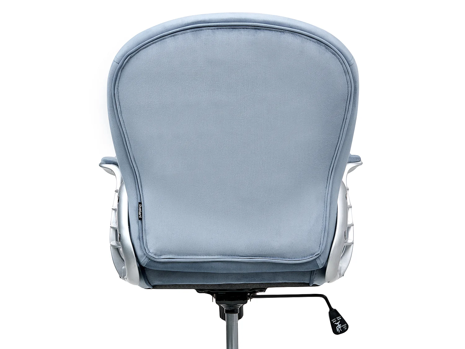 Chaise de bureau PRINCESS Velours Bleu clair