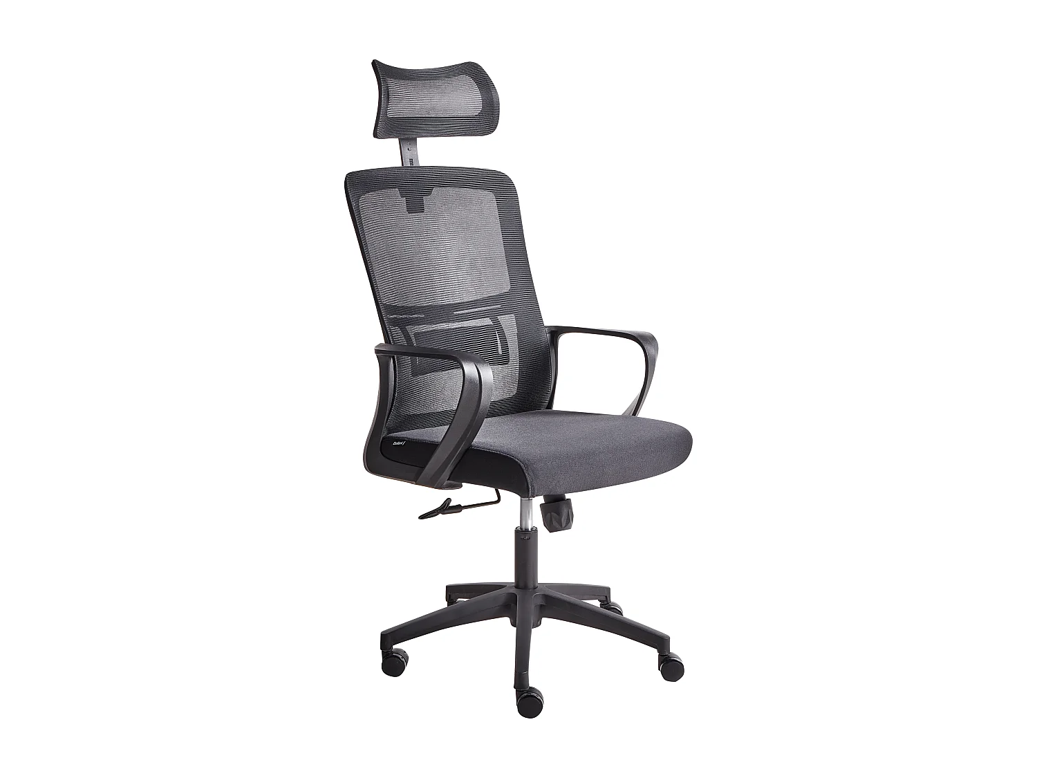 Bureaustoel Draaibaar MONARCH Stof Zwart