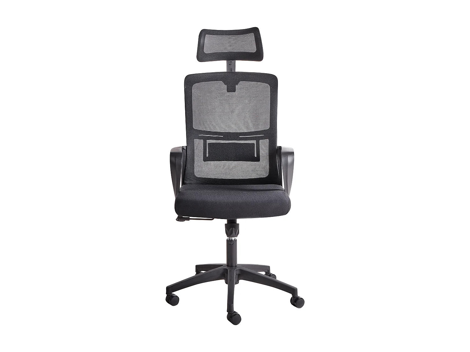 Chaise de bureau MONARCH Tissu Noir