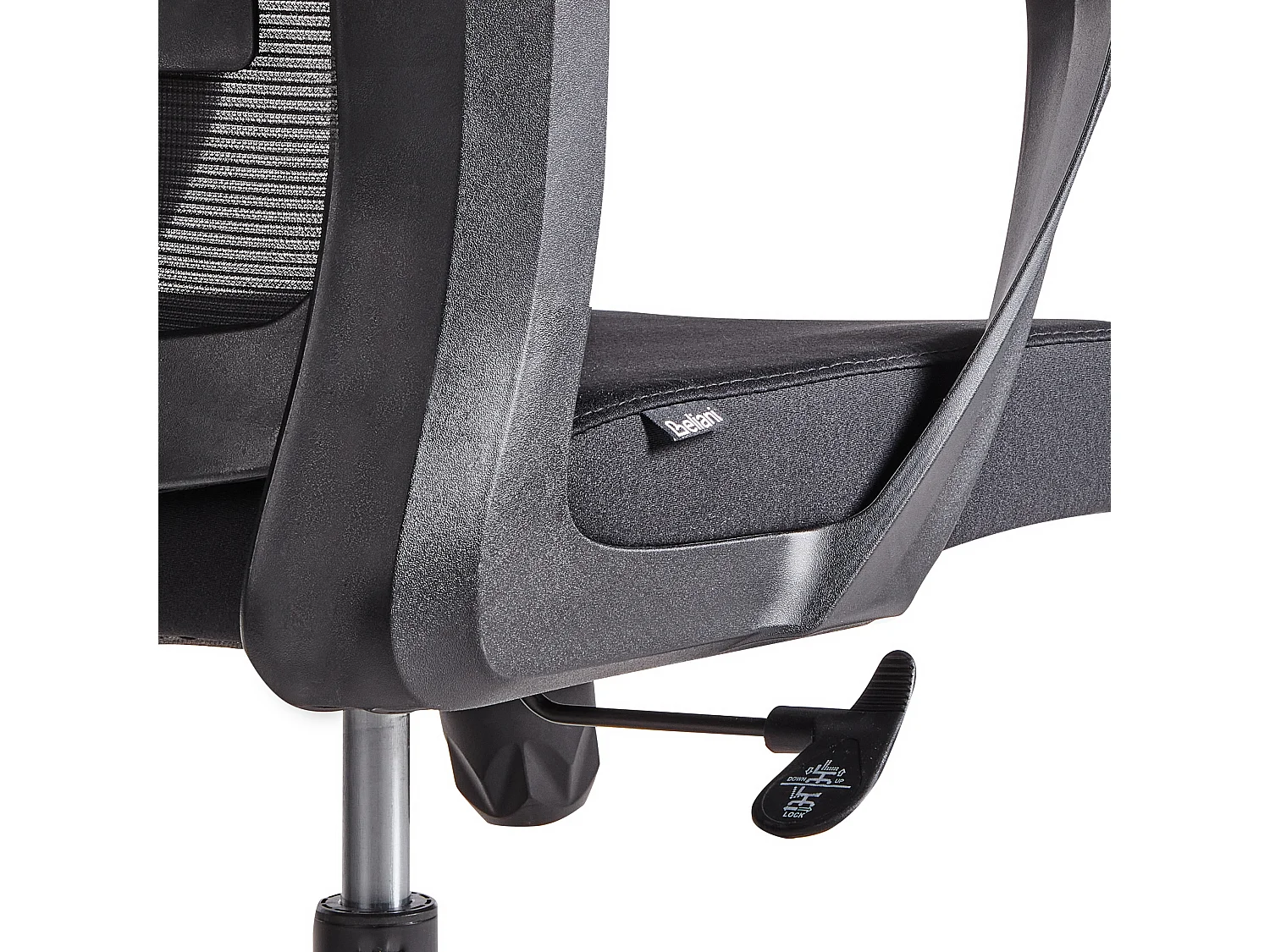 Chaise de bureau MONARCH Tissu Noir