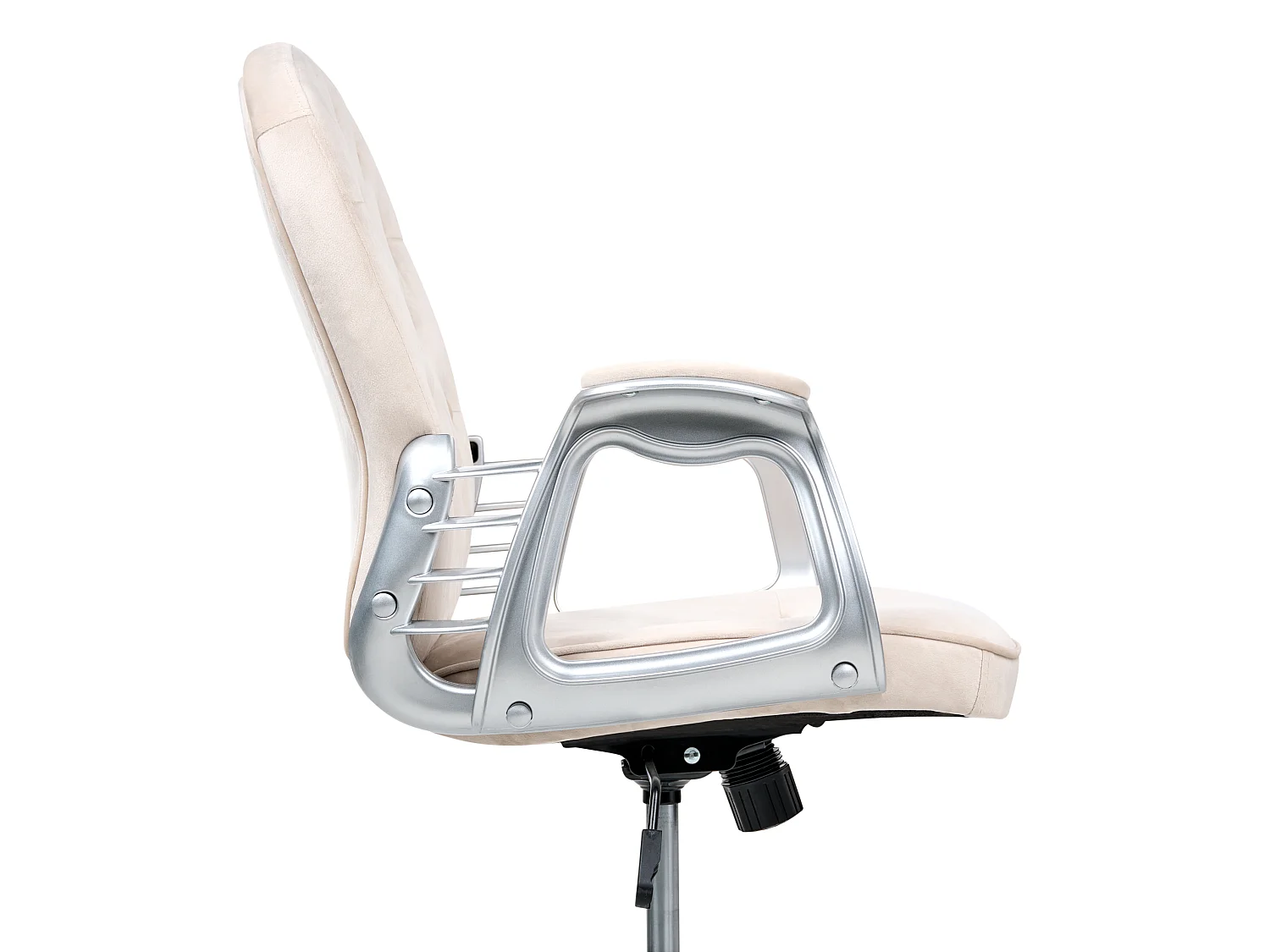 Chaise de bureau PRINCESS Velours Beige
