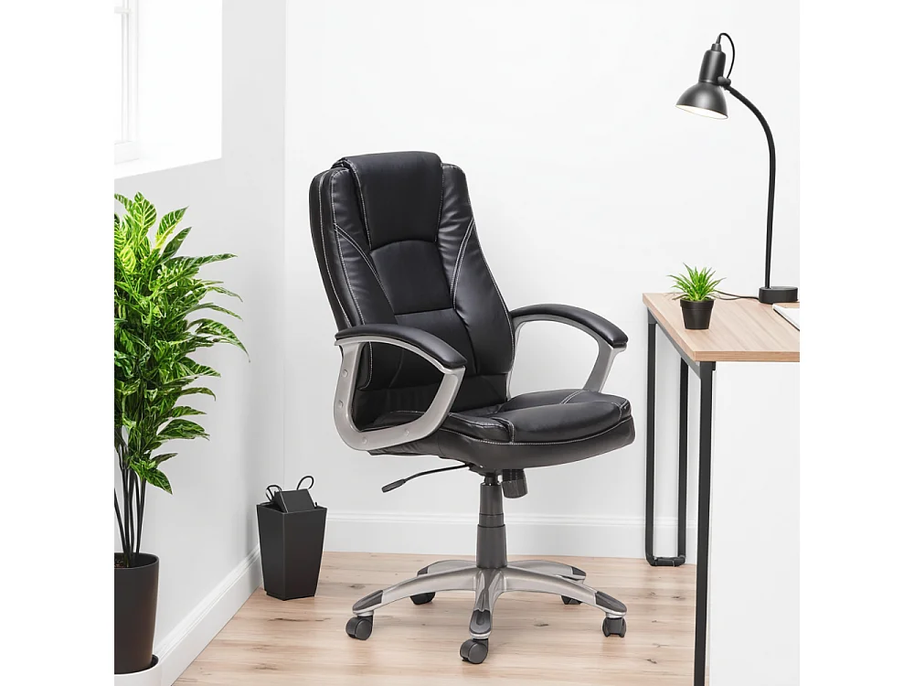Chaise de bureau Noir Fauteuil hauteur réglable