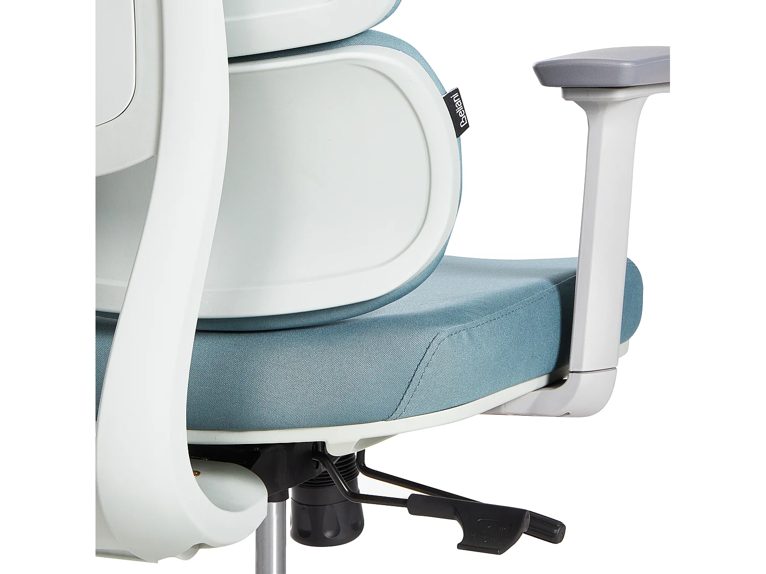 Chaise de bureau VISCOUNT Tissu Bleu