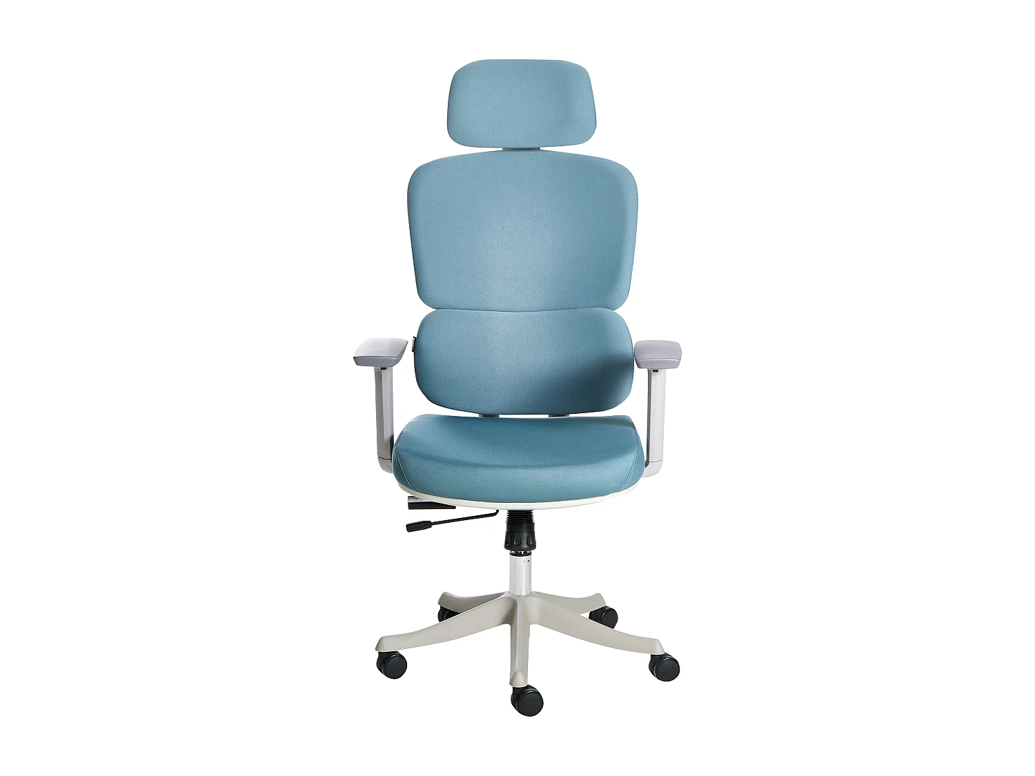 Chaise de bureau VISCOUNT Tissu Bleu