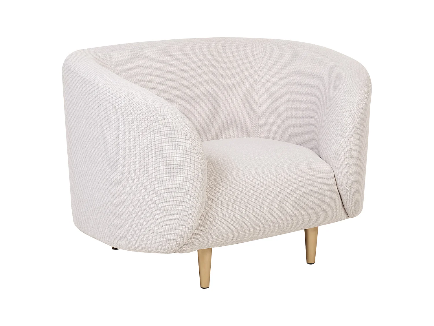 Ensemble de salon 3 places LOEN Tissu Beige clair