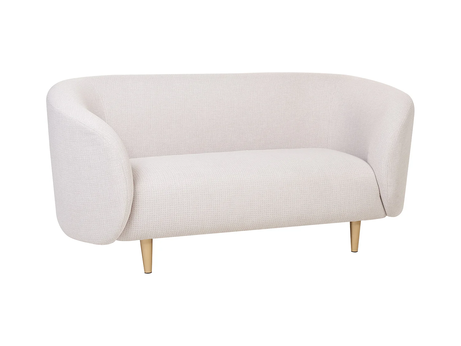 Ensemble de salon 3 places LOEN Tissu Beige clair