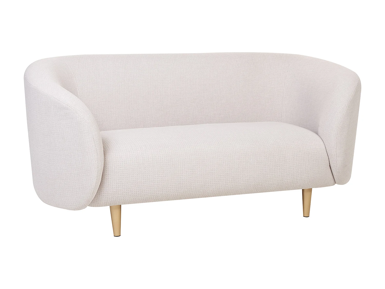 Ensemble de salon 3 places LOEN Tissu Beige clair