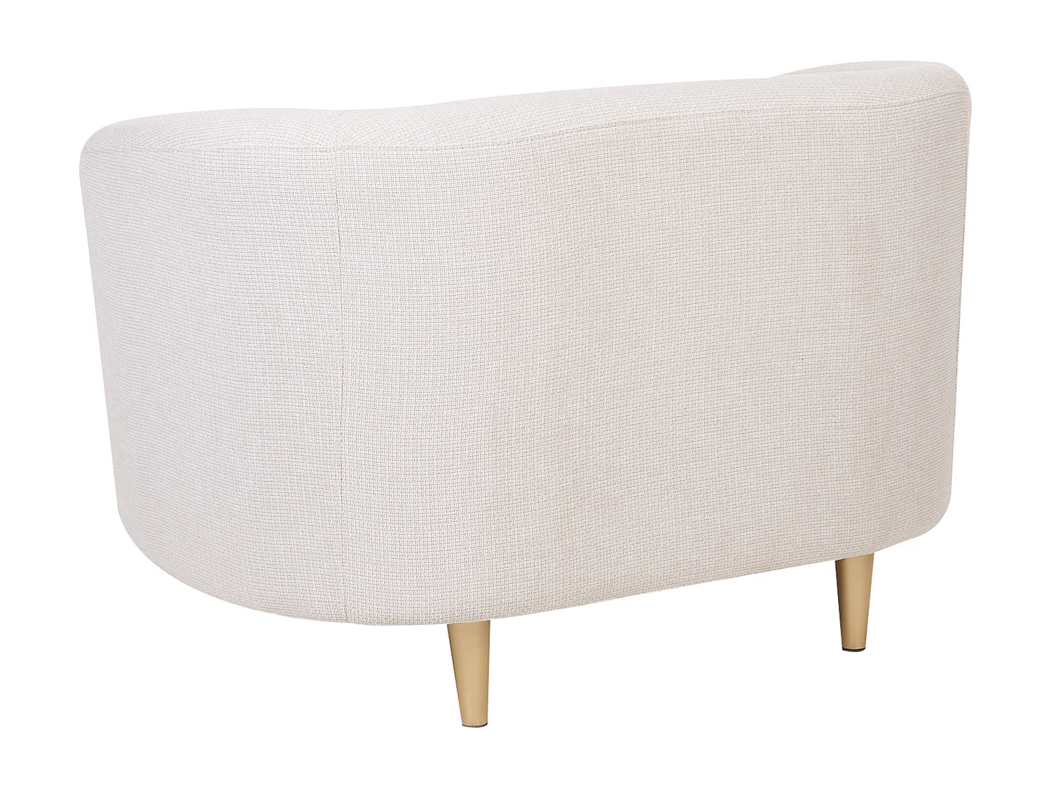 Sofa Set Sitzgruppe Art-Déco-Stil Metallbeine Stoff 3-Sitzer beige / gold Loen