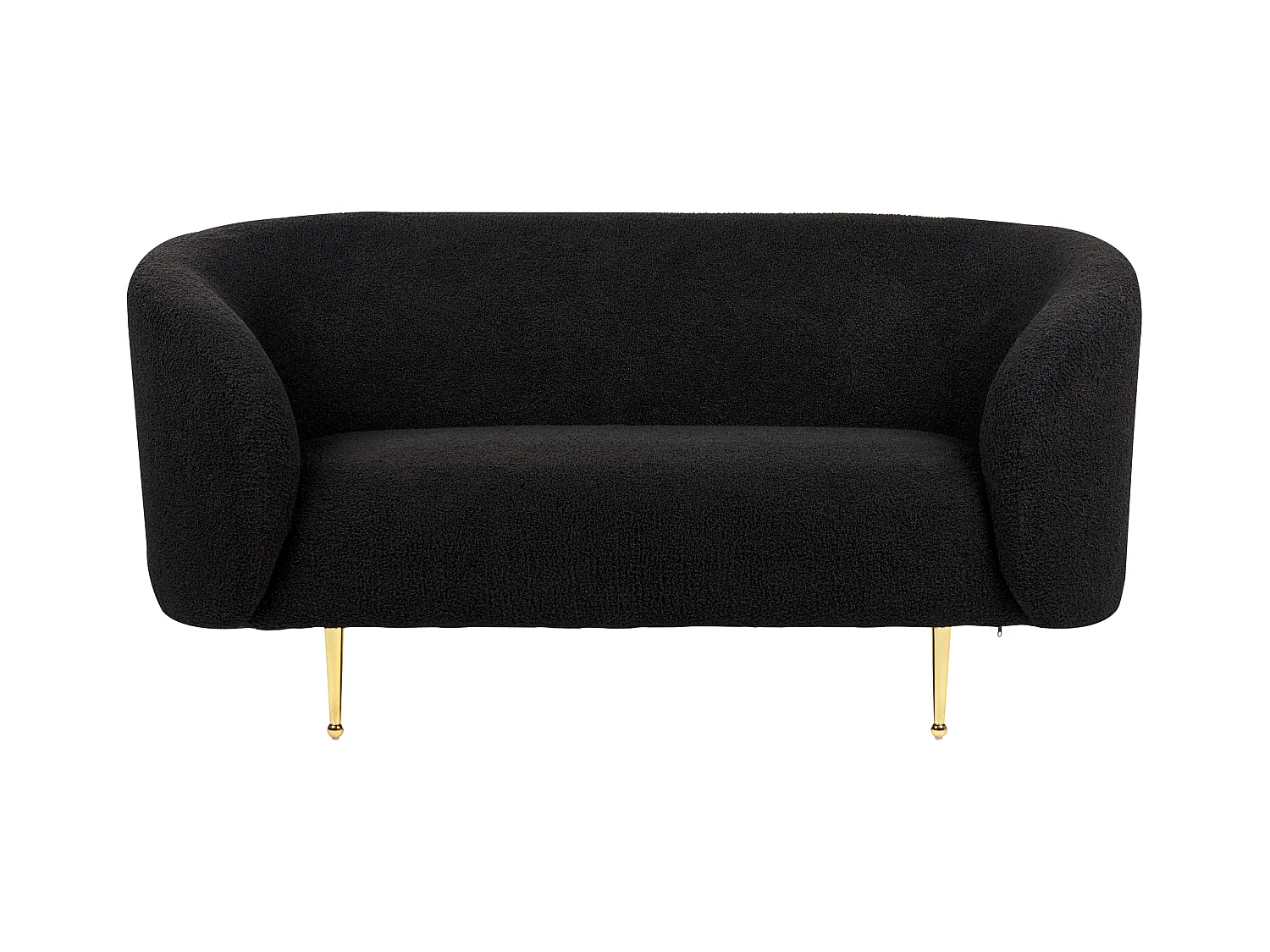 Ensemble de salon 3 places LOEN Bouclé Noir