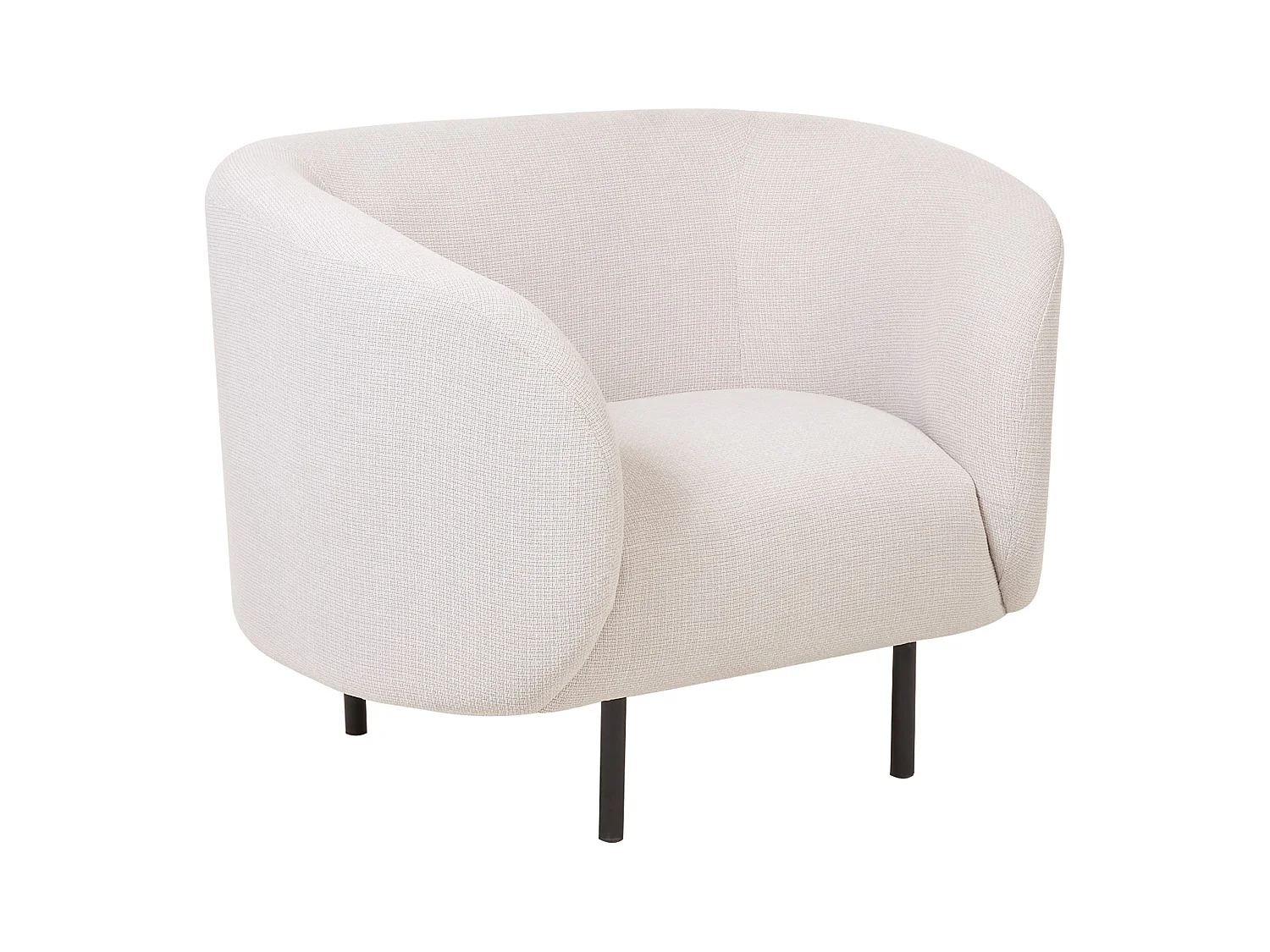 Ensemble de salon 3 places LOEN Tissu Beige clair