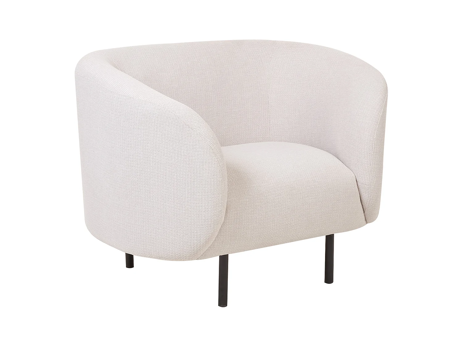 Ensemble de salon 3 places LOEN Tissu Beige clair