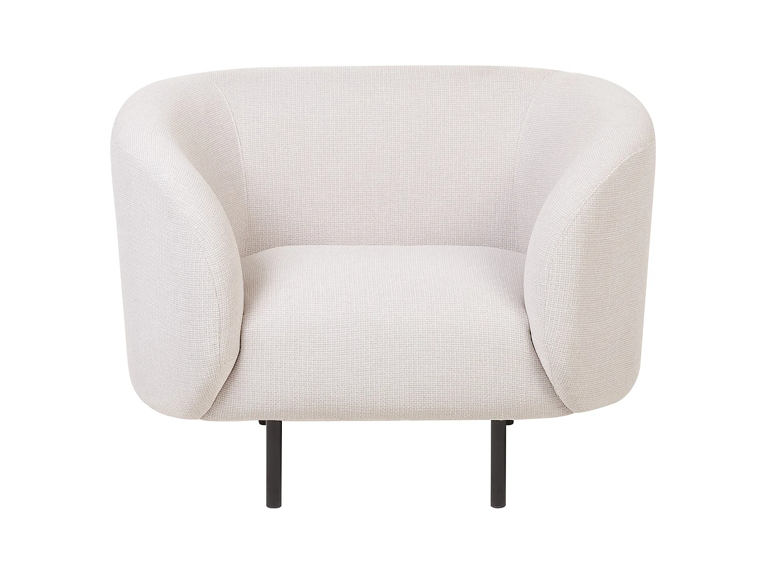 Ensemble de salon 3 places LOEN Tissu Beige clair