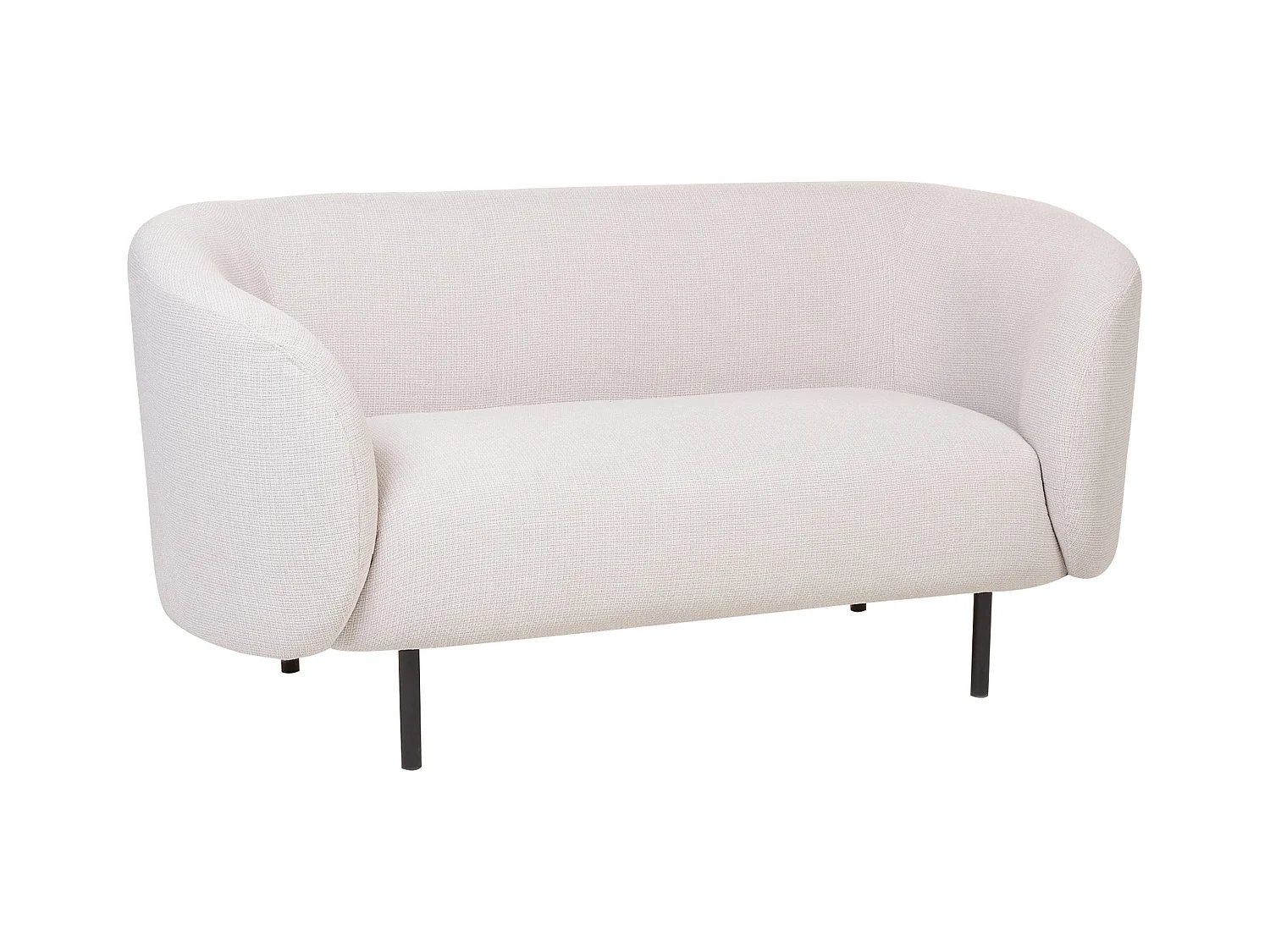 Ensemble de salon 3 places LOEN Tissu Beige clair