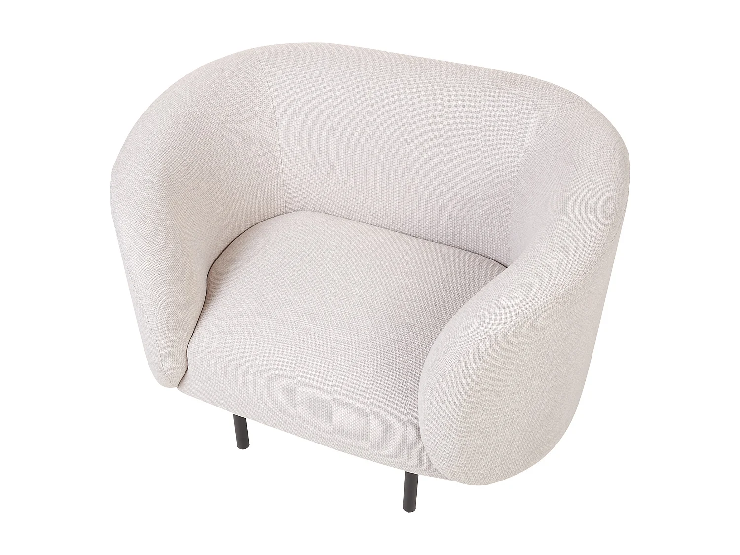 Set da salotto LOEN Tessuto Beige chiaro 3 posti