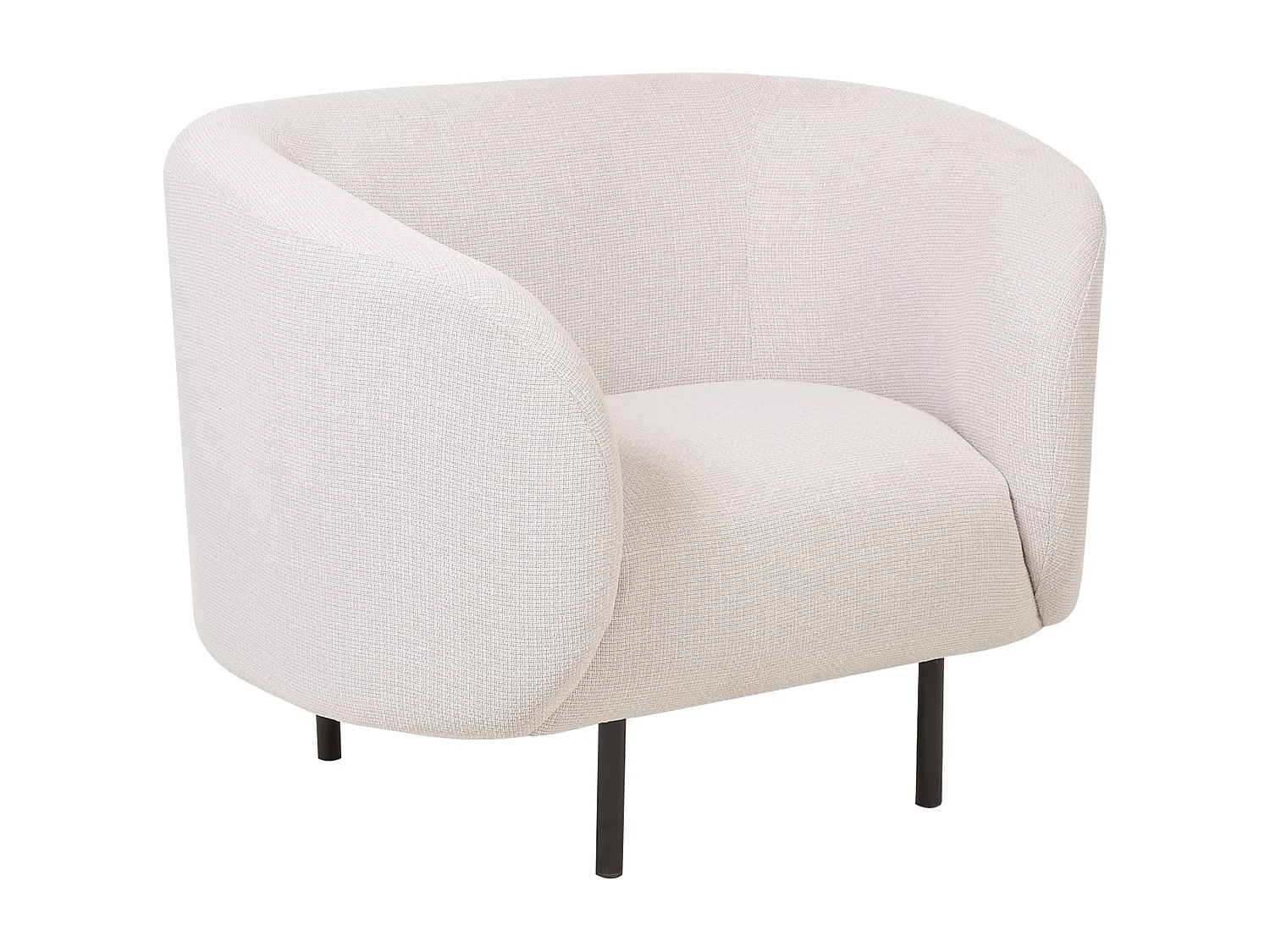 Ensemble de salon LOEN Tissu Beige clair 3 places