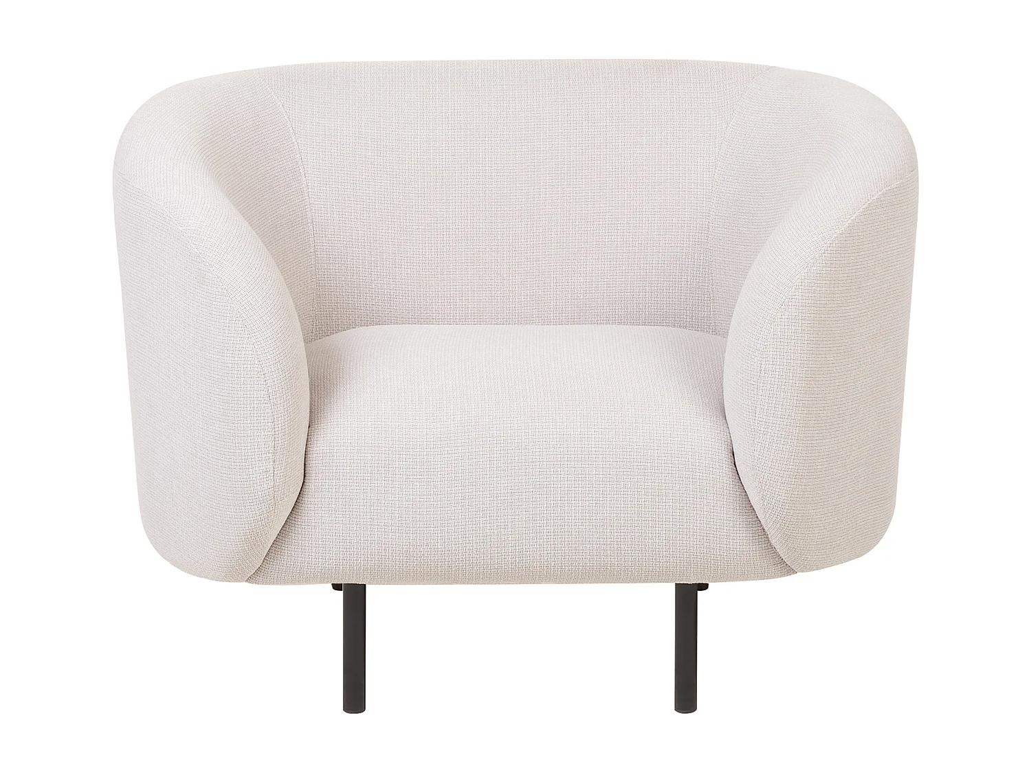 Ensemble de salon LOEN Tissu Beige clair 3 places