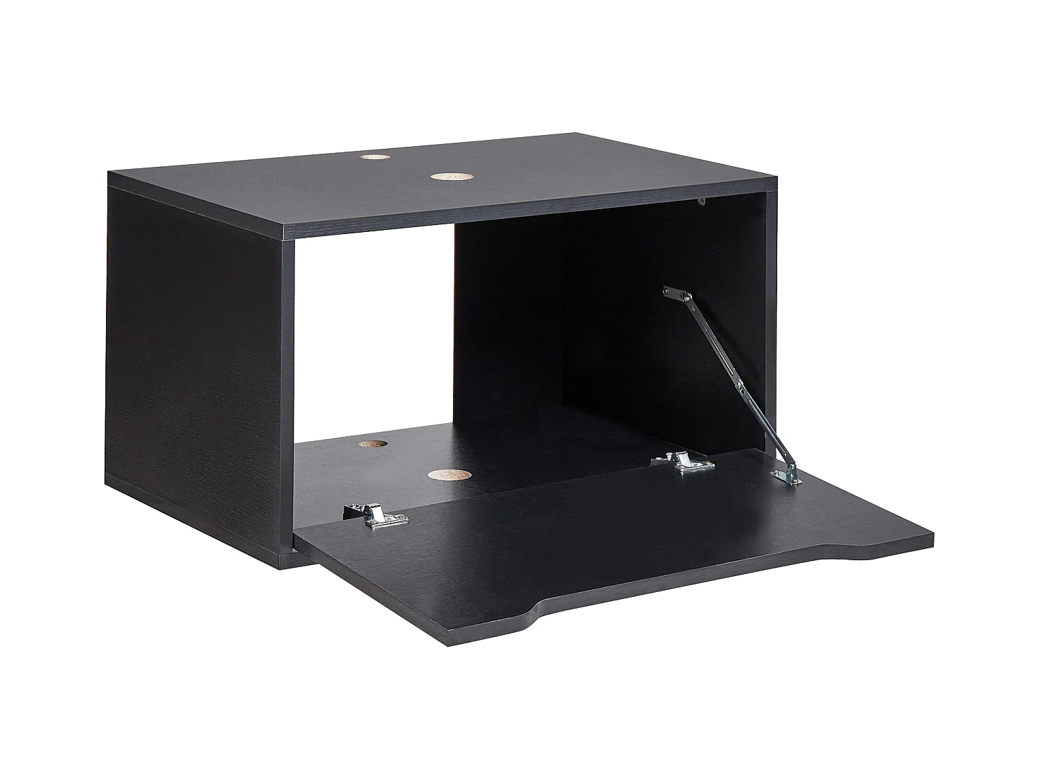 Meuble lavabo mural PETROLINA 60 cm Noir