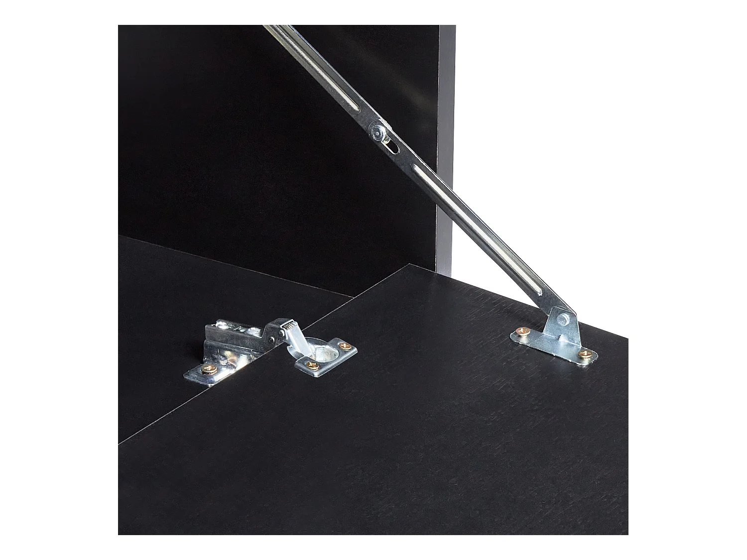 Meuble lavabo mural PETROLINA 60 cm Noir