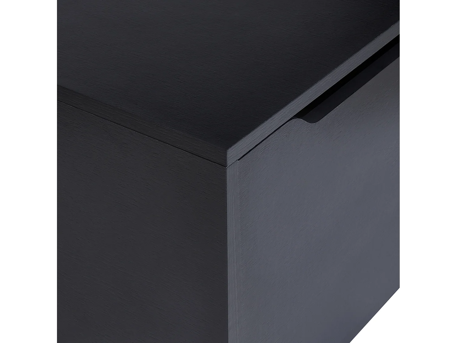 Mobile lavabo da parete PETROLINA 60 cm Nero