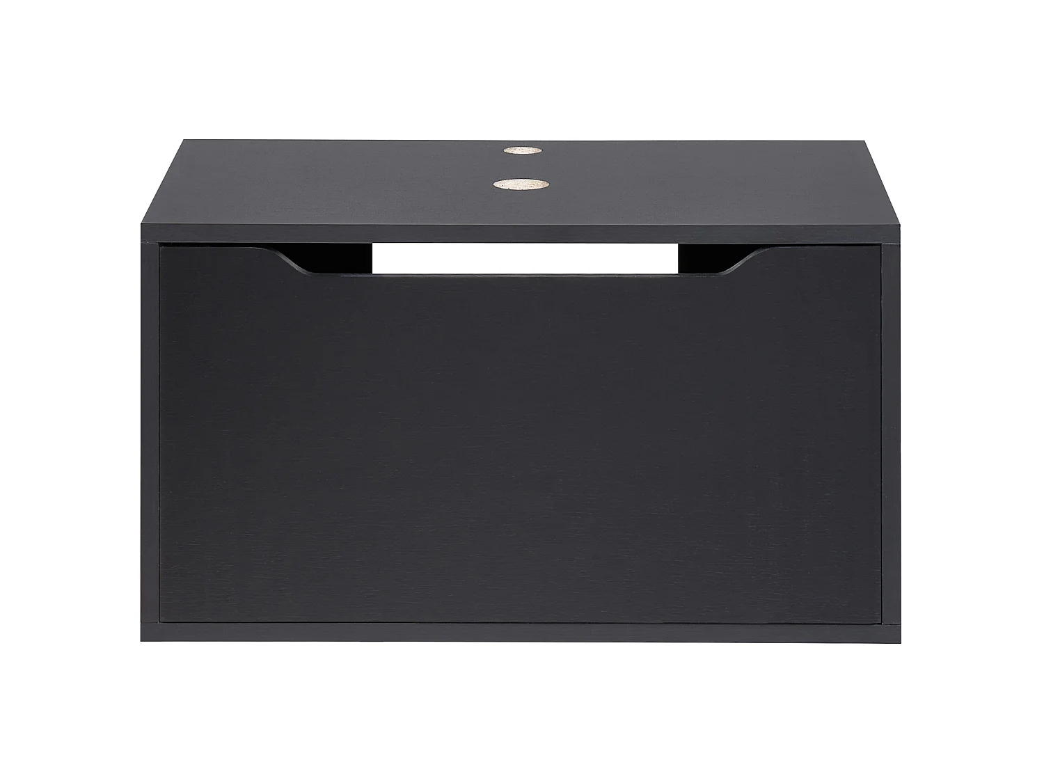 Wandgemonteerde wastafelkast PETROLINA 60 cm Zwart