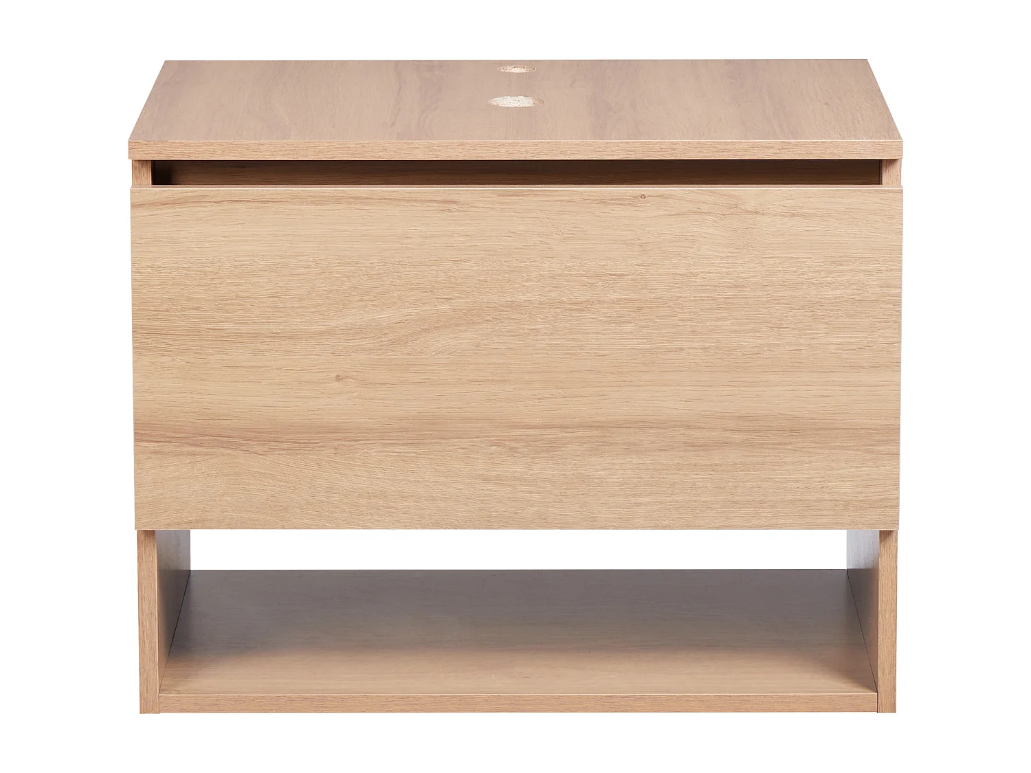 Wandmontierter Waschtischunterschrank NATAL 60 cm Hellbraun