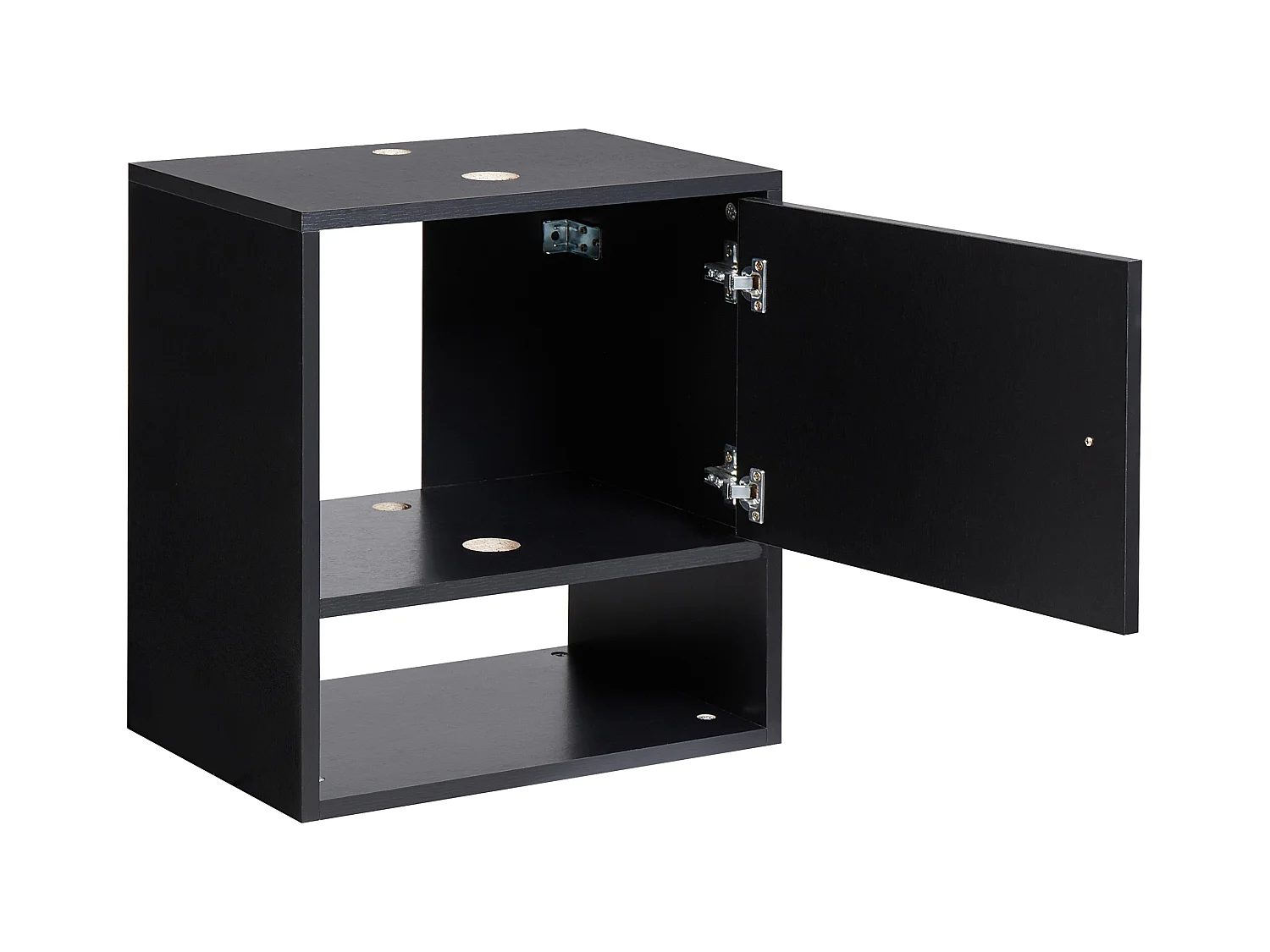 Meuble lavabo mural LIMERIA 45 cm Noir