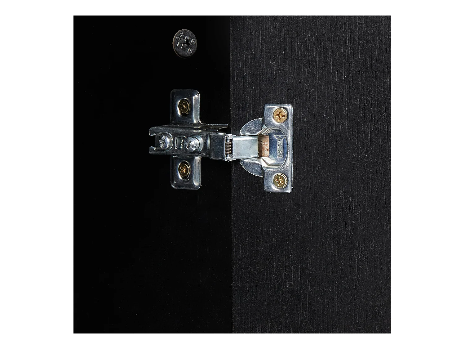 Meuble lavabo mural LIMERIA 45 cm Noir