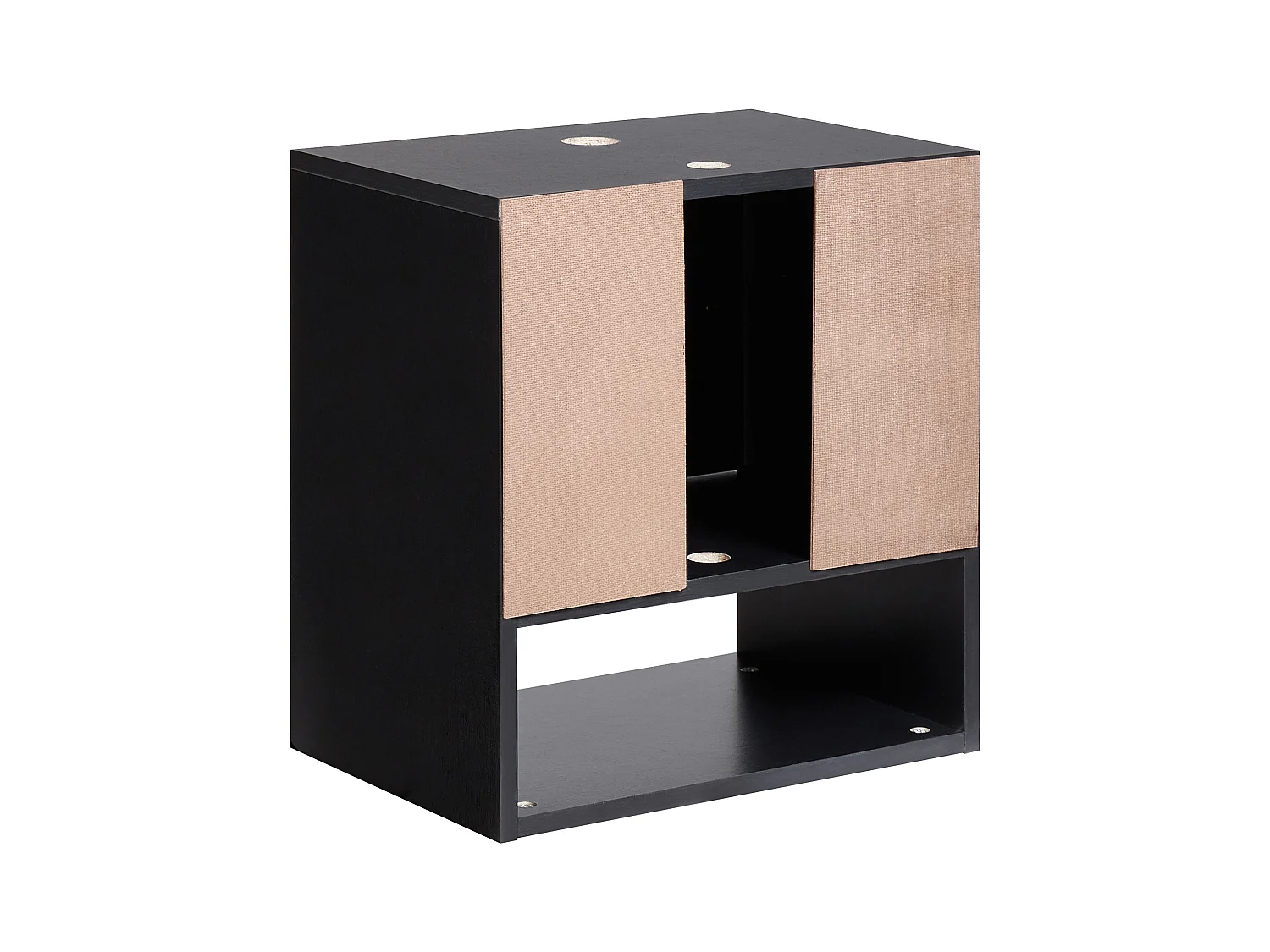 Meuble lavabo mural LIMERIA 45 cm Noir