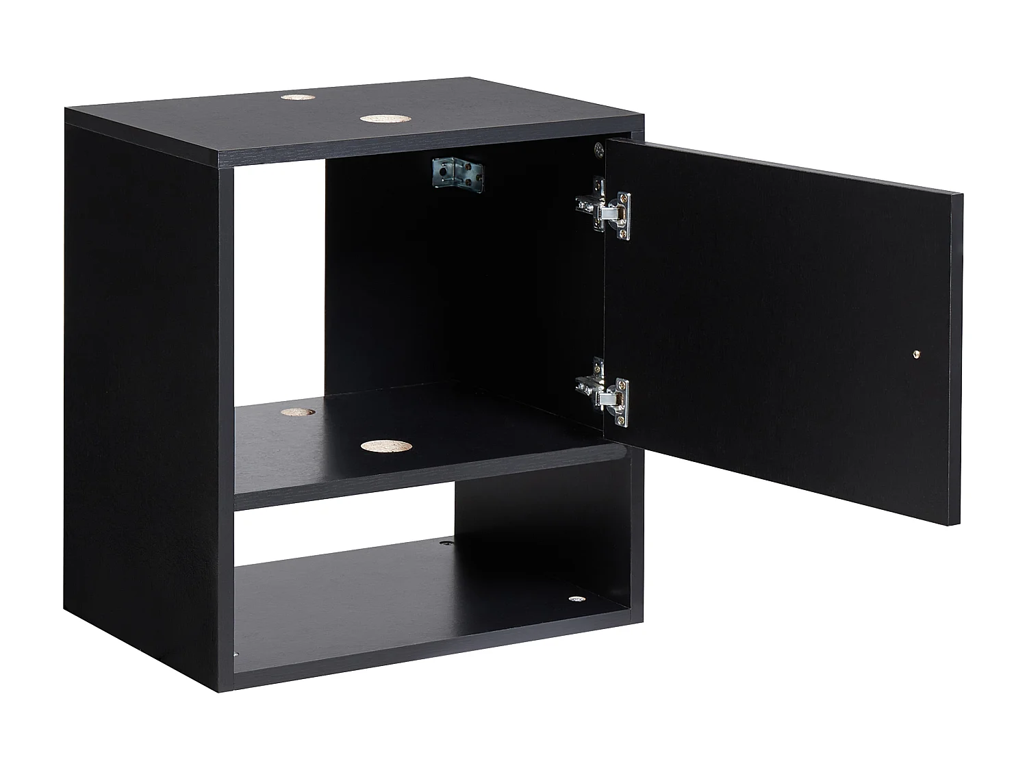 Wandmontierter Waschtischunterschrank LIMERIA 45 cm Schwarz