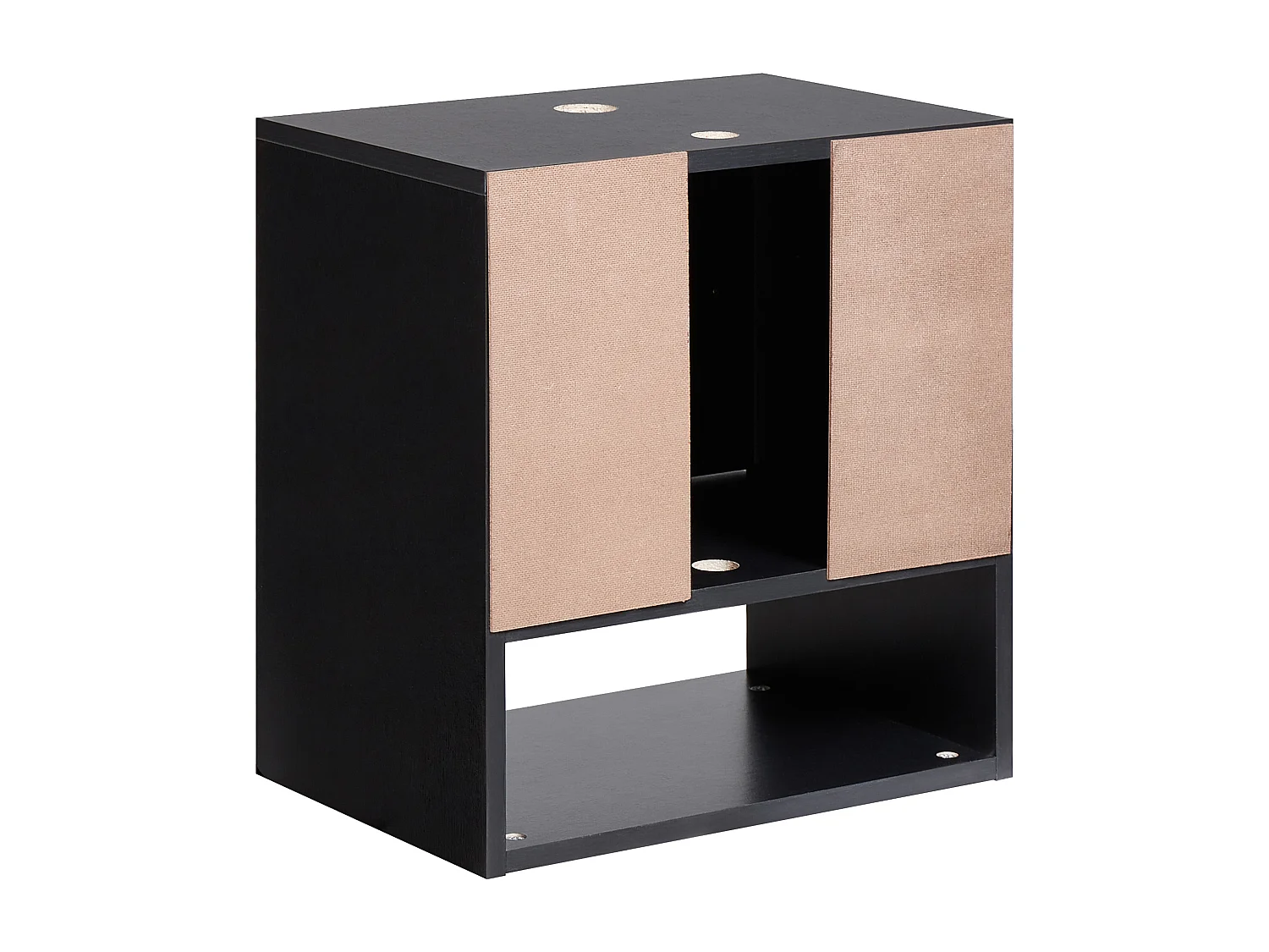 Wandmontierter Waschtischunterschrank LIMERIA 45 cm Schwarz