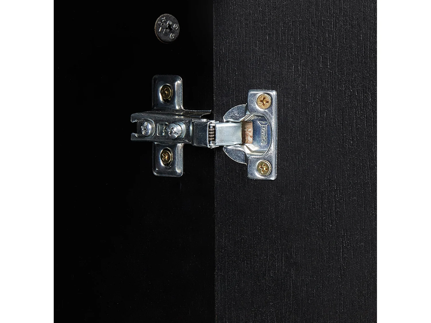 Wandmontierter Waschtischunterschrank LIMERIA 45 cm Schwarz