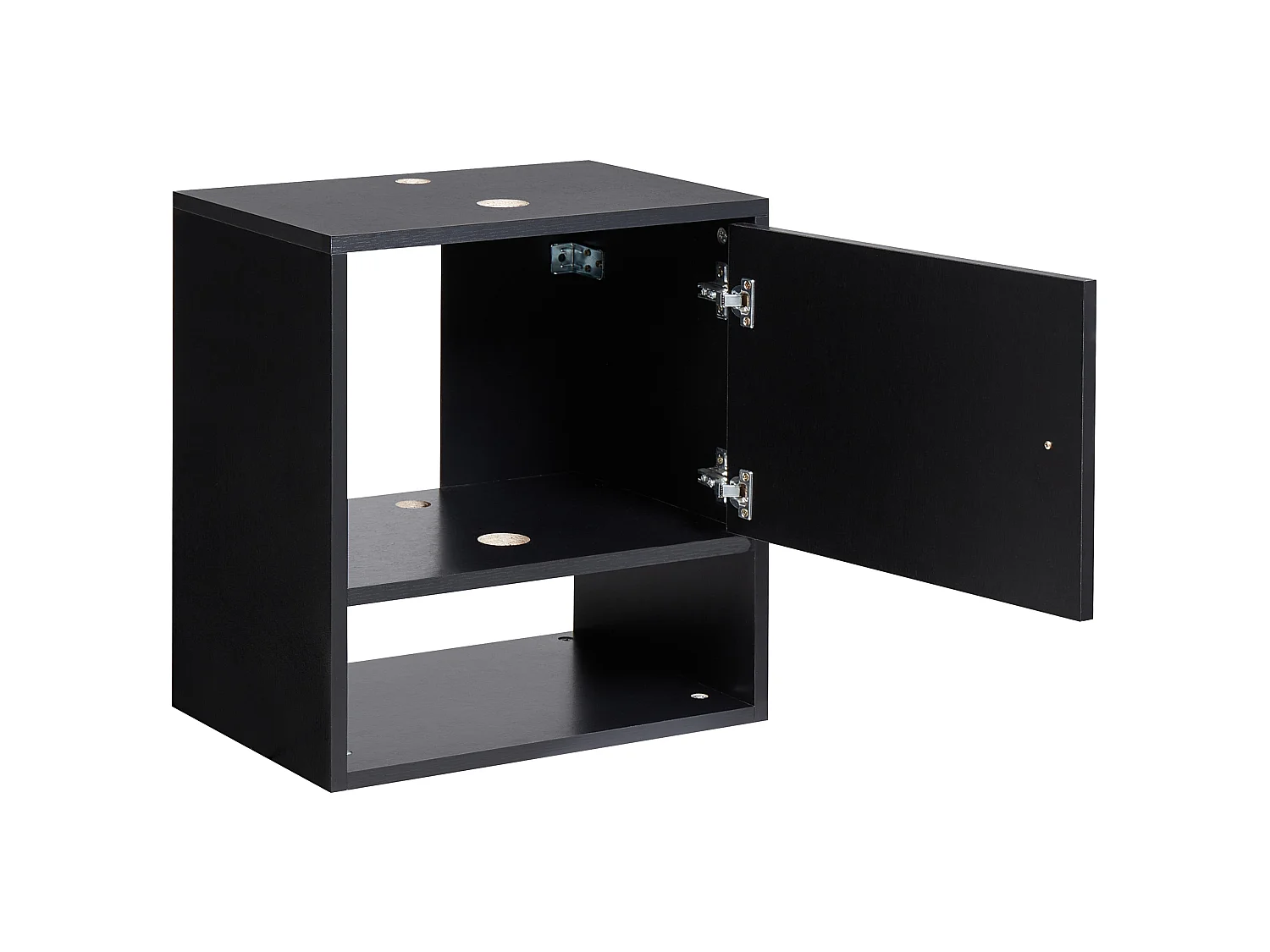 Meuble lavabo mural LIMERIA 45 cm Noir