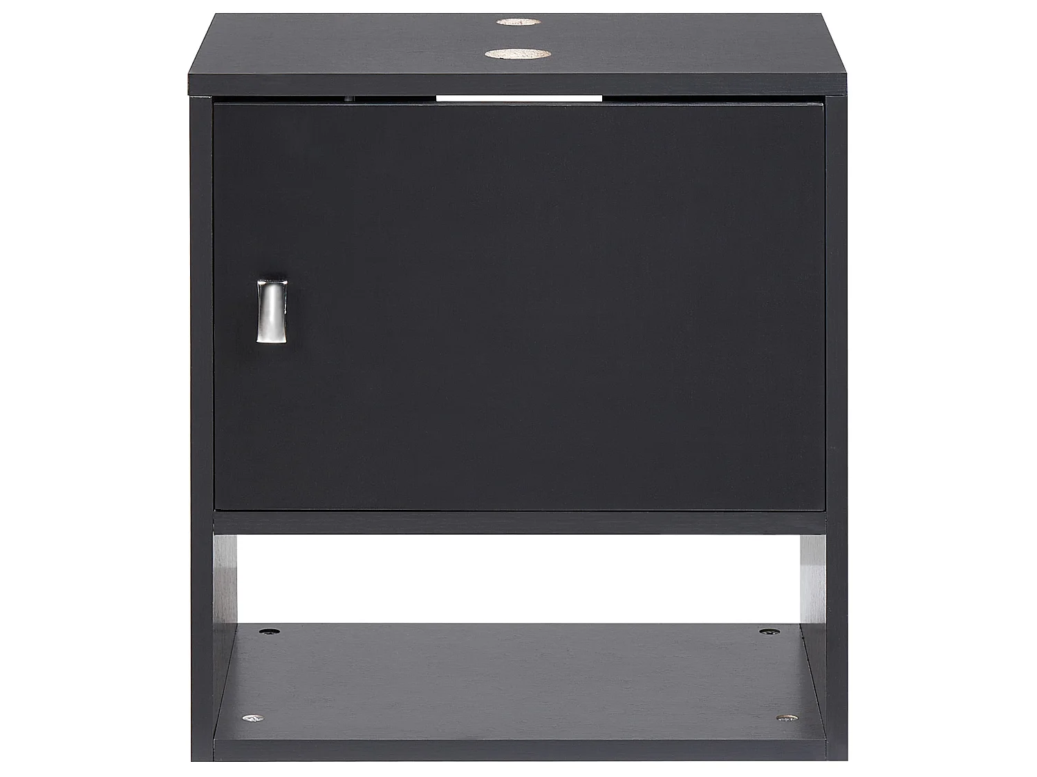 Meuble lavabo mural LIMERIA 45 cm Noir