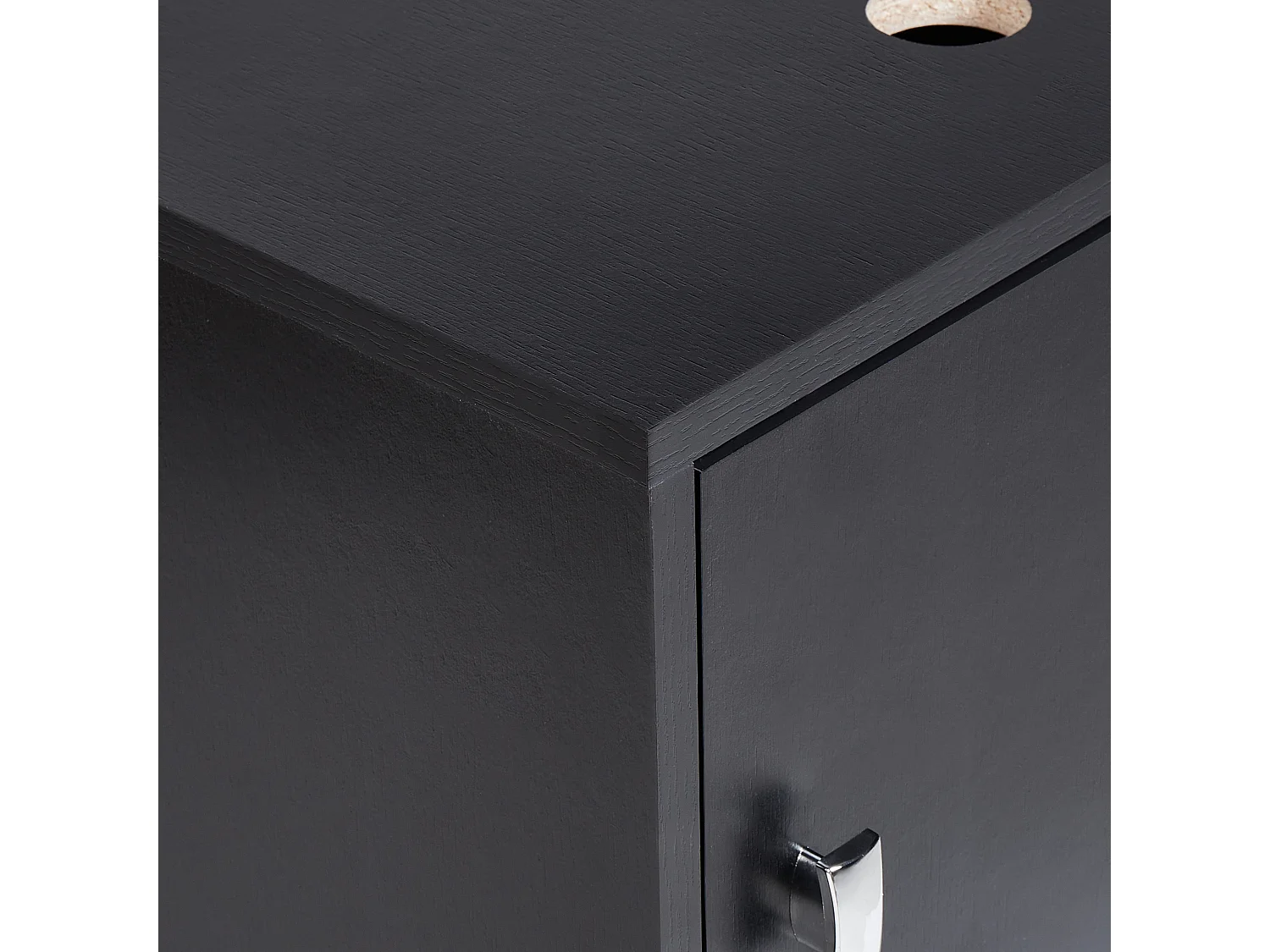 Meuble lavabo mural LIMERIA 45 cm Noir