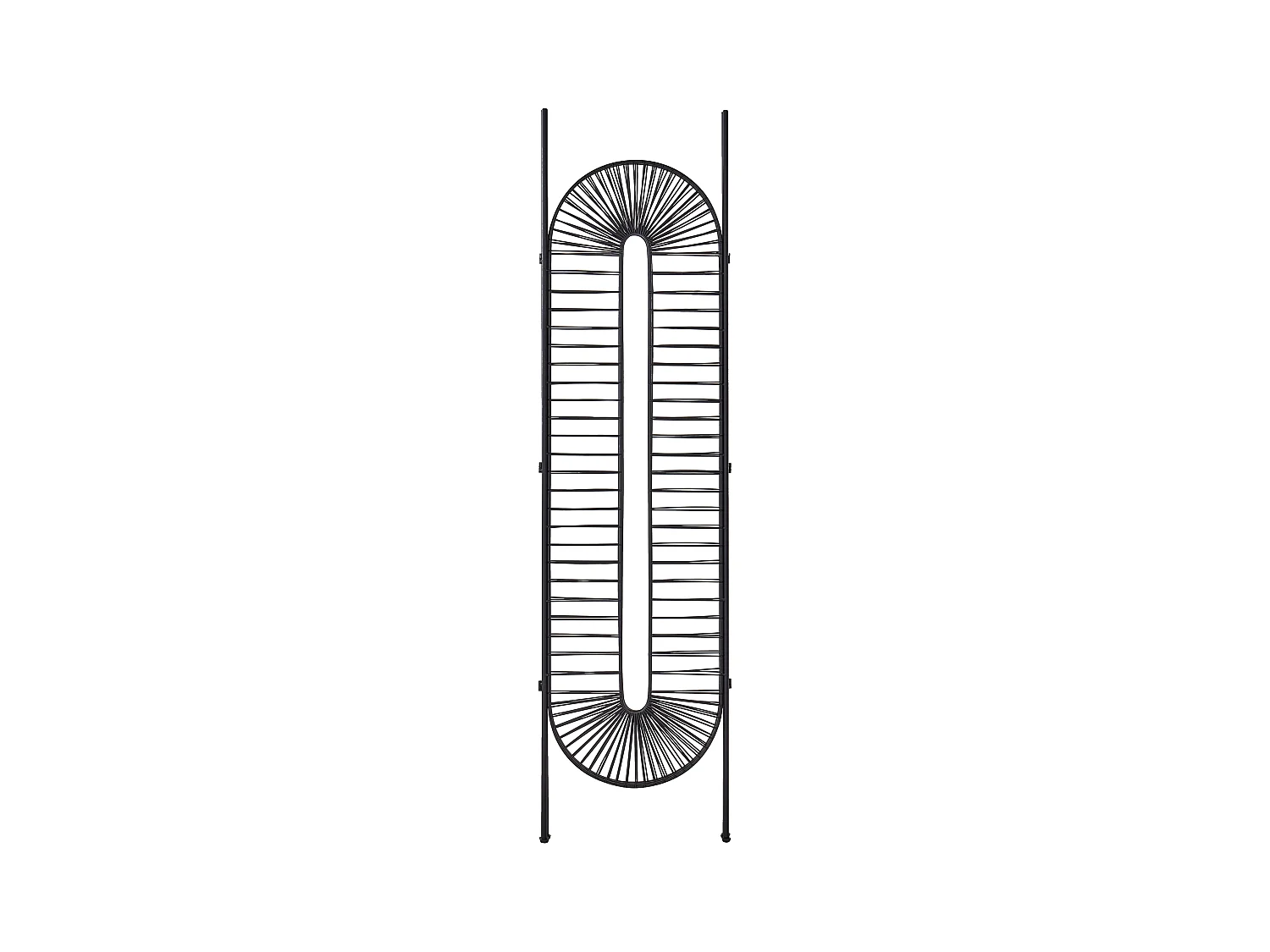 Raumteiler 3-teilig NOALE Schwarz 135 cm 170 cm