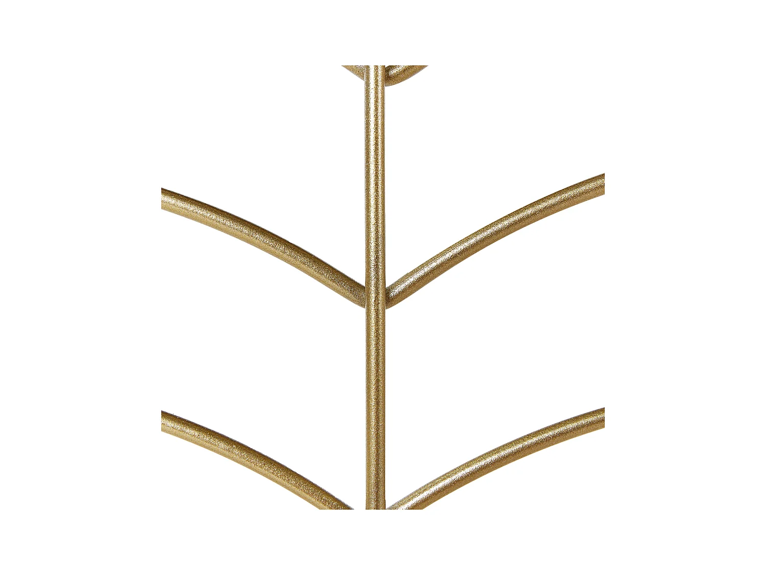 Deko Raumteiler 3-teilig 120x160 cm aus Metall gold faltbar freistehend Pescia