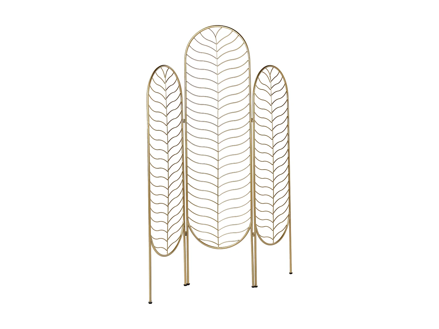 Roomdivider met 3 panelen PESCIA Goud 120 cm 160 cm
