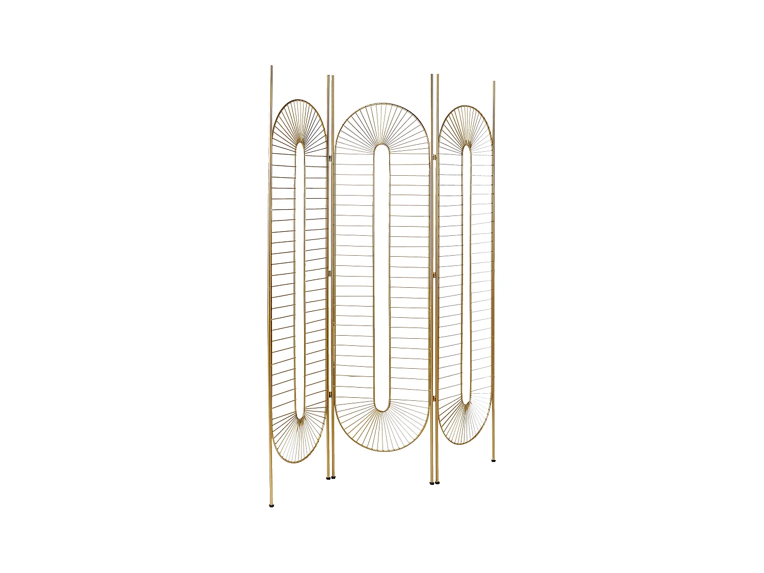 Raumteiler 3-teilig NOALE Gold 135 cm 170 cm