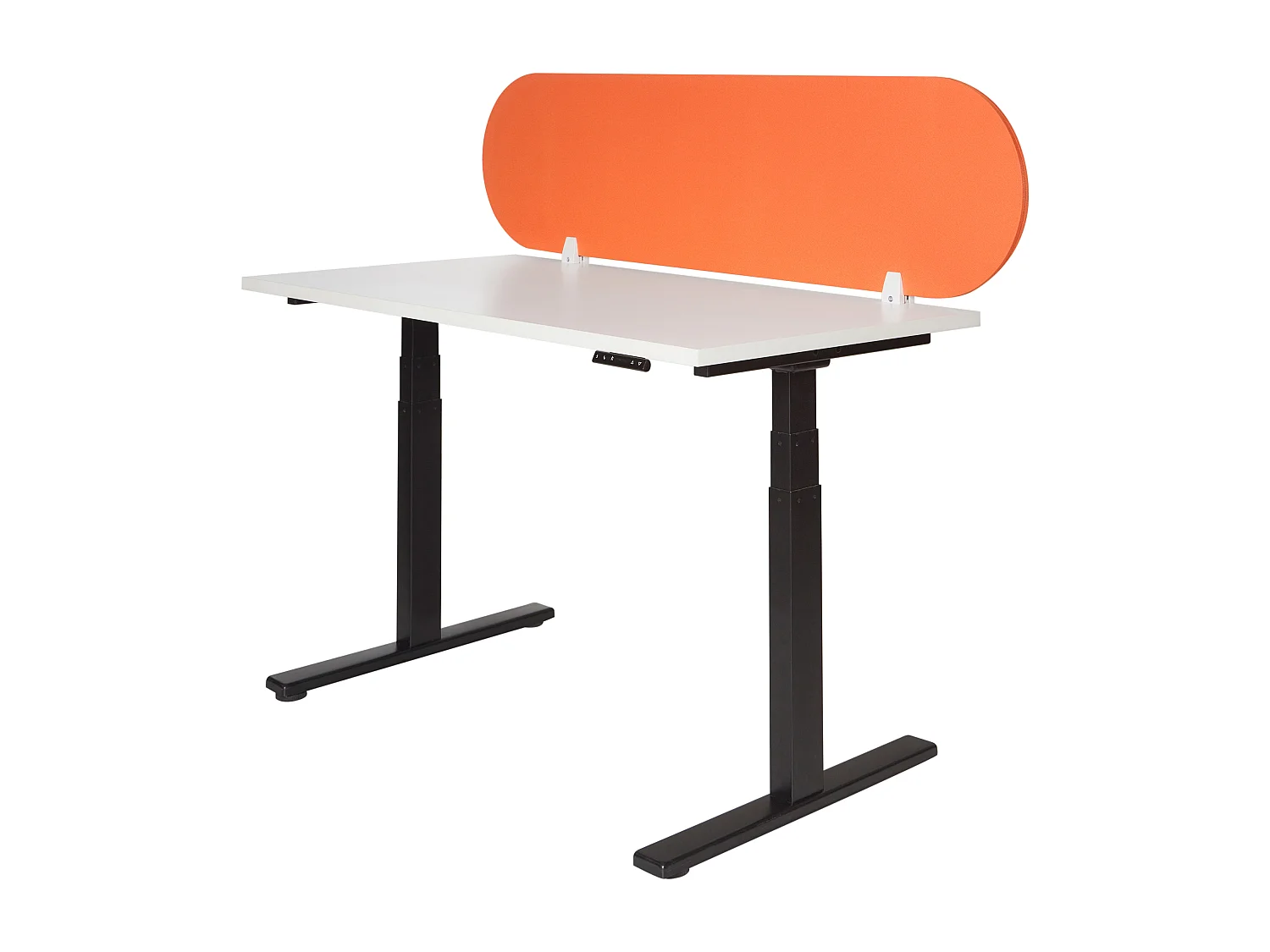 Pannello divisorio per scrivania arancione 160 x 40 cm SPARKY