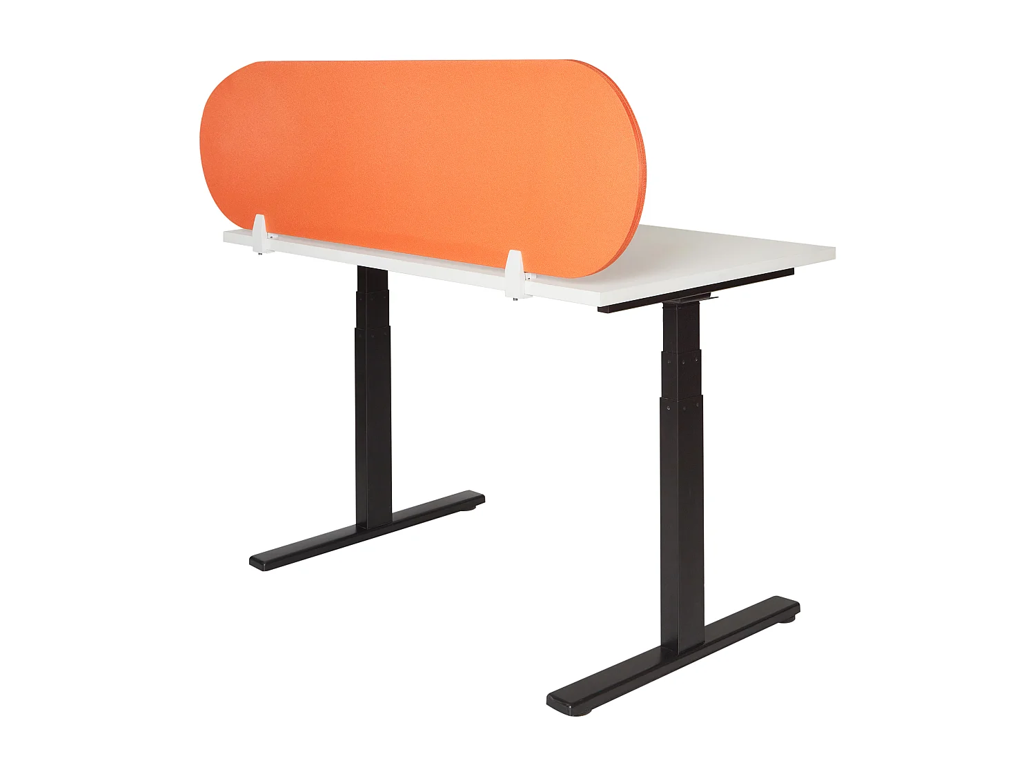 Pannello divisorio per scrivania arancione 160 x 40 cm SPARKY