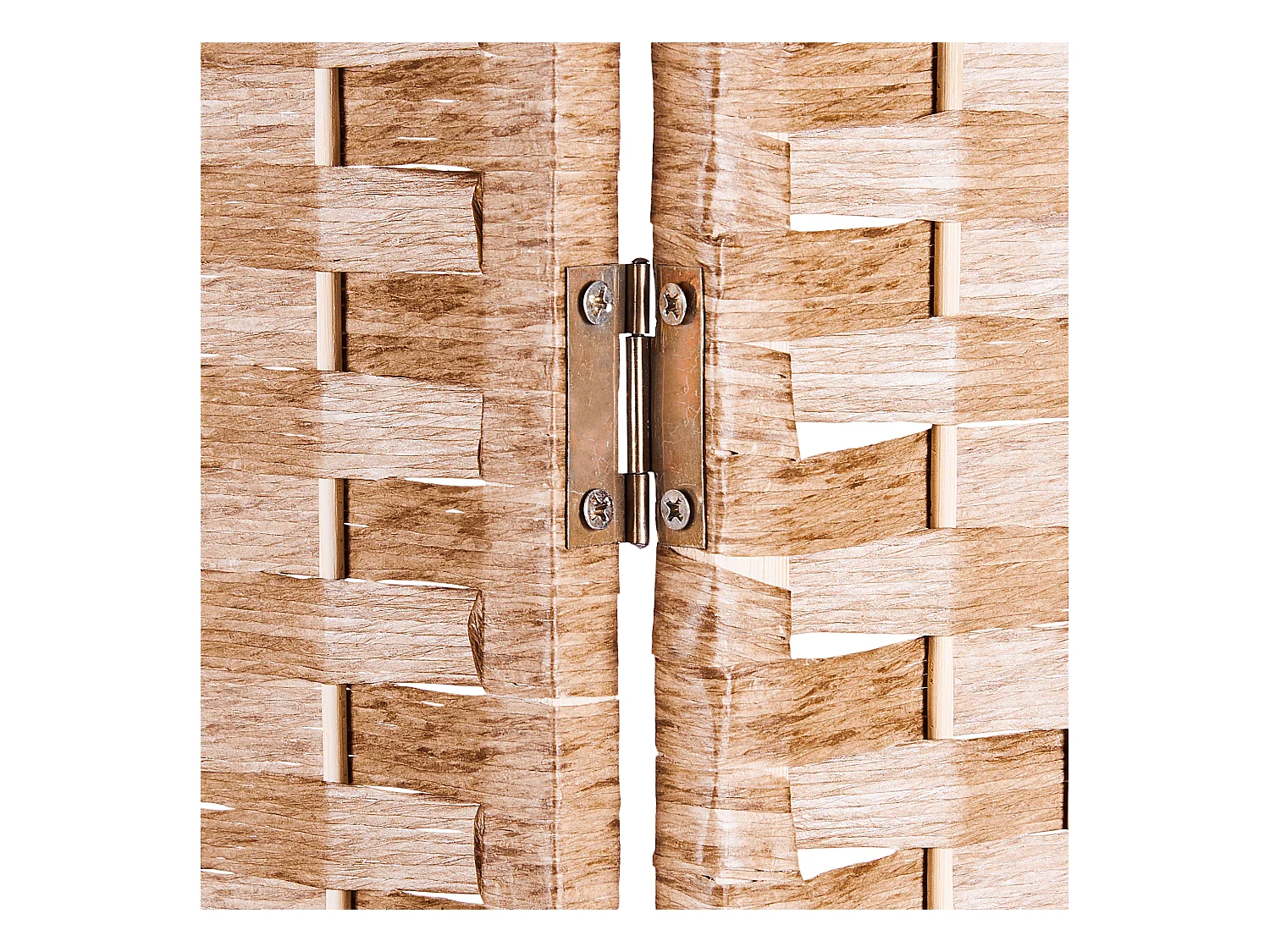 Séparateur de pièce à 4 panneaux TRAFOI Marron 158 cm 170 cm