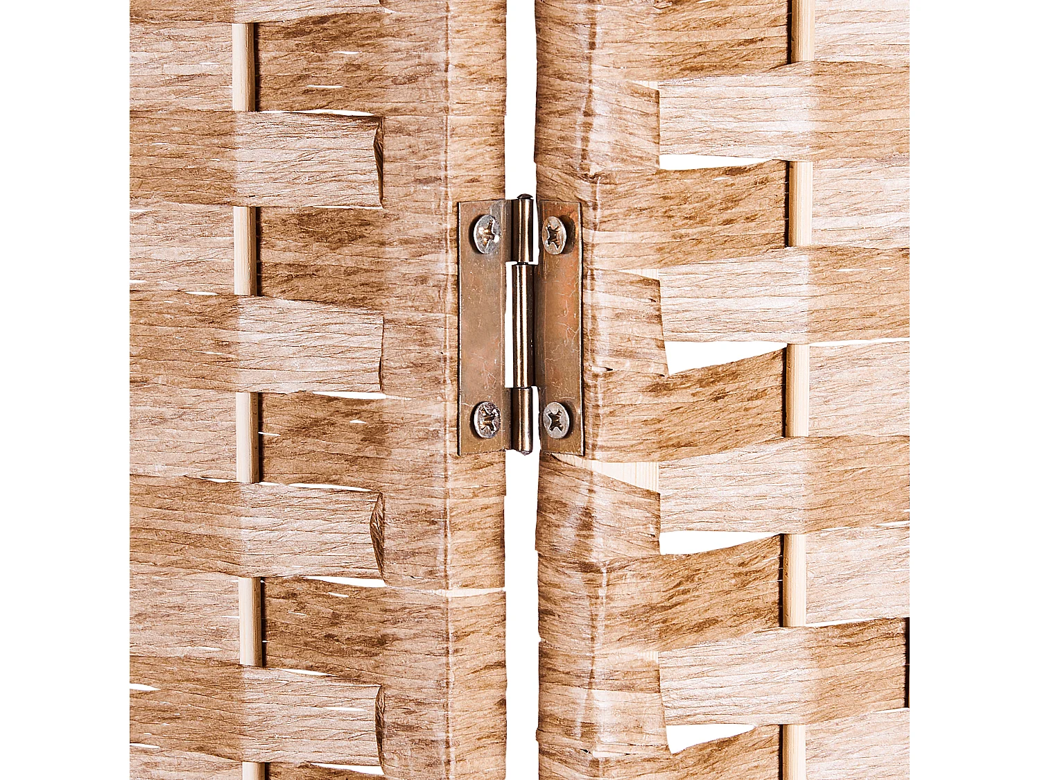 Séparateur de pièce à 4 panneaux TRAFOI Marron 158 cm 170 cm