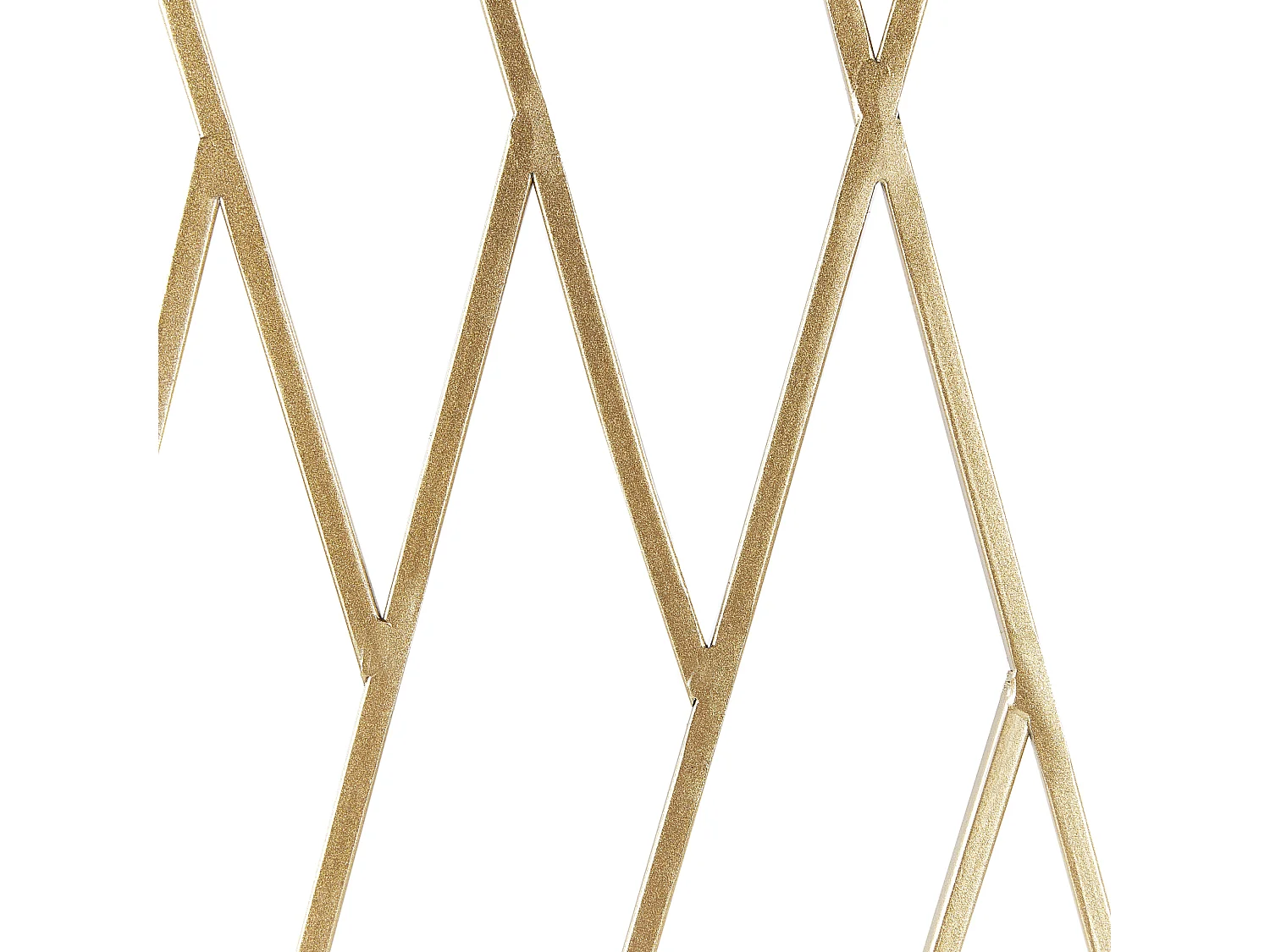 Séparateur de pièce à 3 panneaux ASOLO Doré 117 cm 170 cm