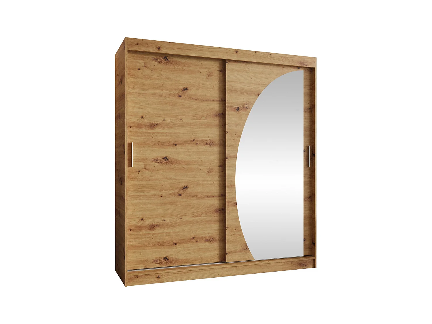 Armario Hartford 506, Roble Artisan, 200x180x62cm, Puertas de armario: Correderas