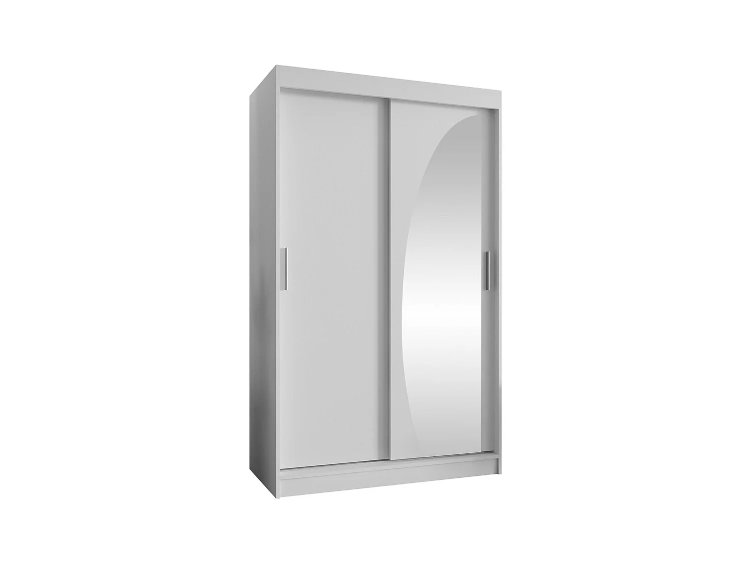 Armario Hartford 501, Blanco, 200x120x62cm, Puertas de armario: Correderas
