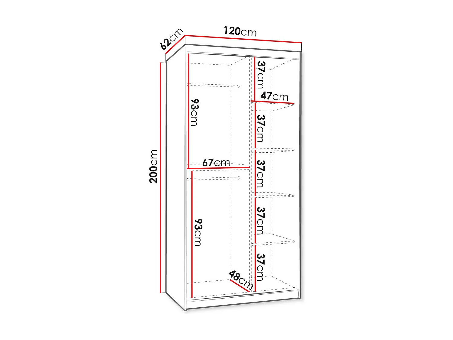 Roupeiro Hartford 501, 20x12x6cm
