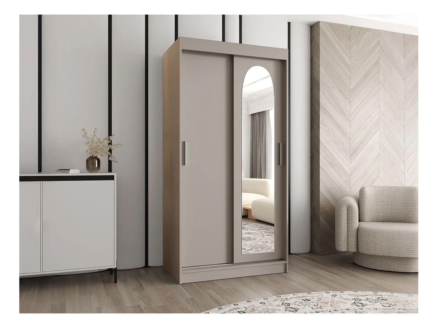 Roupeiro Hartford 505, Número de prateleiras: 5, 20x10x6cm