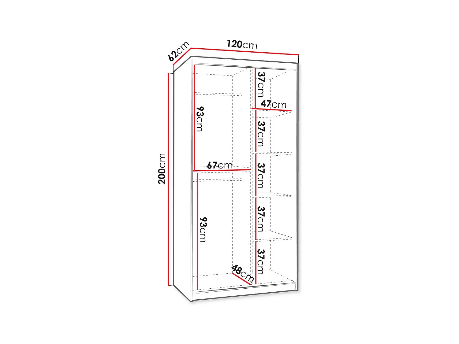 Roupeiro Hartford 501, 20x12x6cm